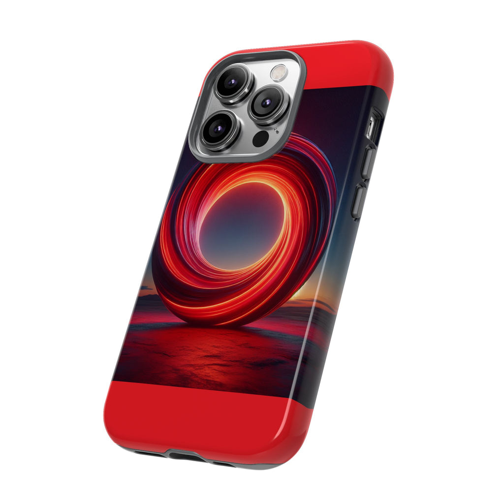 Vibrant Phone Case with Abstract Design, Tough Cases for Tech Lovers, Sleek Protection, Gift for Friends, Customizable Mobile Accessory