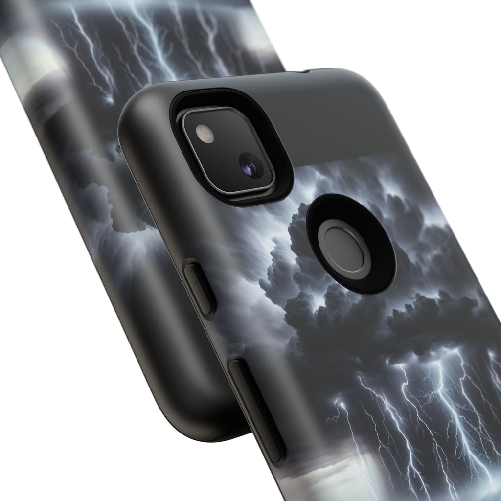 Tough Cases for the Bold: Stormy Thunder Phone Case, Lightning Protection, Durable Cover for Adventurers, Unique Gift for Nature [...]