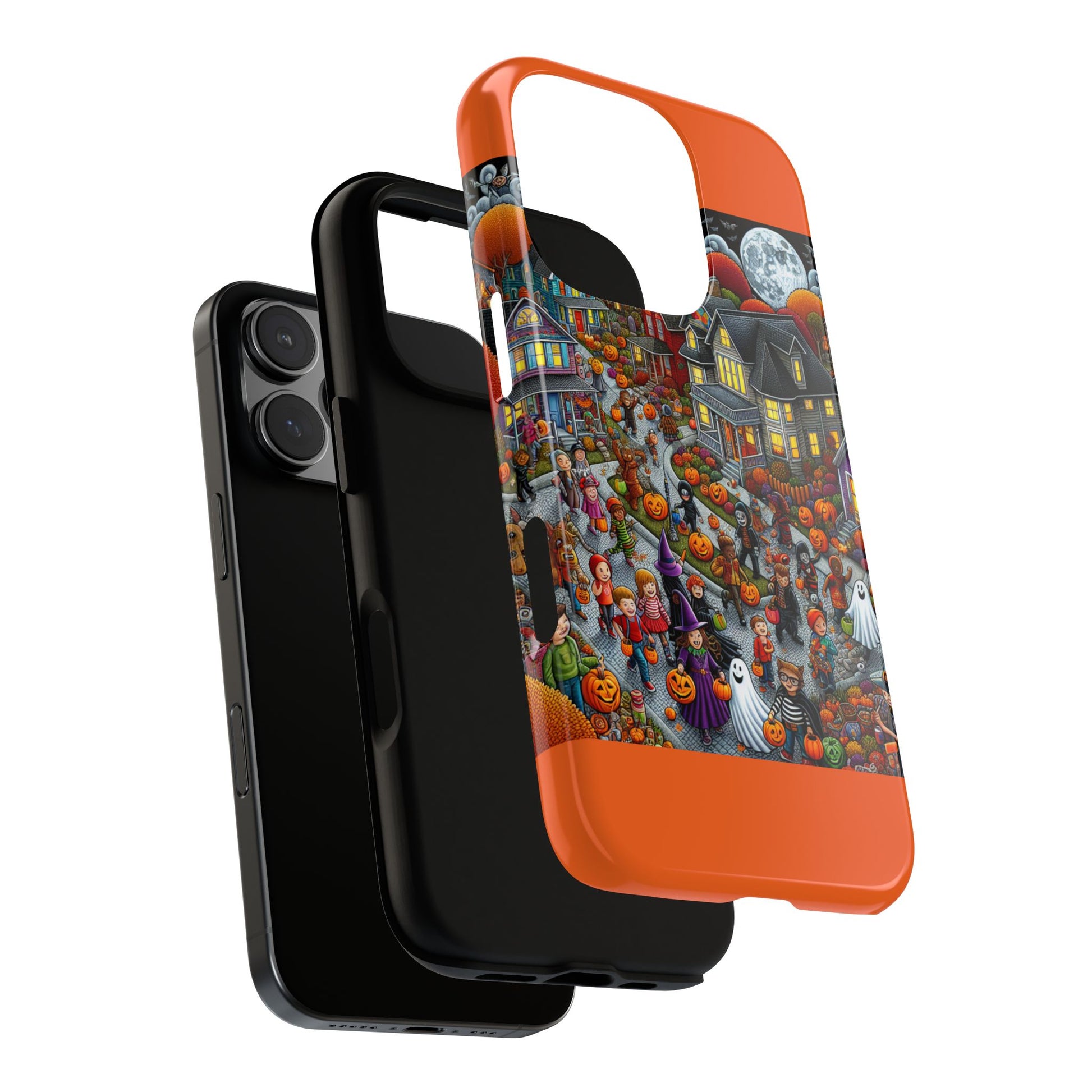 Halloween Phone Case, Tough Cases for Spooky Season, Fall Decor, Trick or Treat, Pumpkin Lovers, Ghost Design