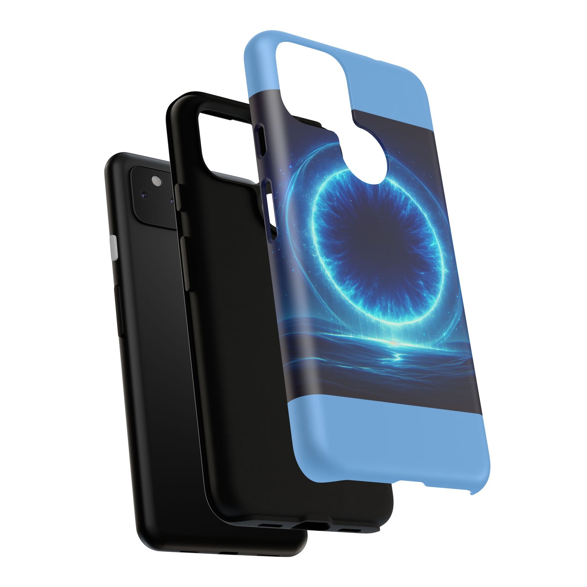 Blue Galaxy Phone Case, Tough Phone Cover, Cosmic Protection Case, Space Design, Gift for Space Lovers