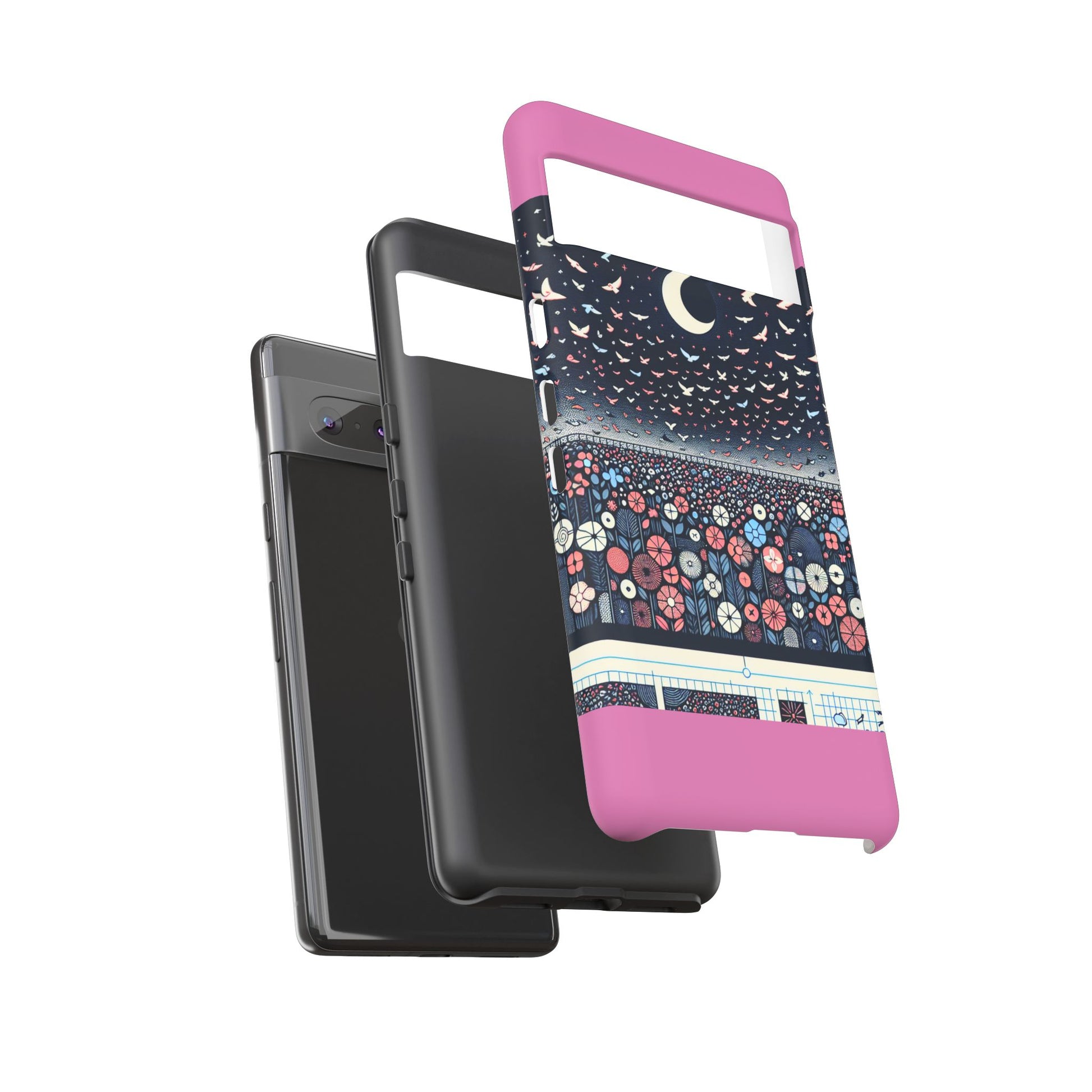 Floral Phone Case, Tough Cases for iPhone, Nature-Inspired Design, Gift for Her, Stylish Protection, Trending Accessory