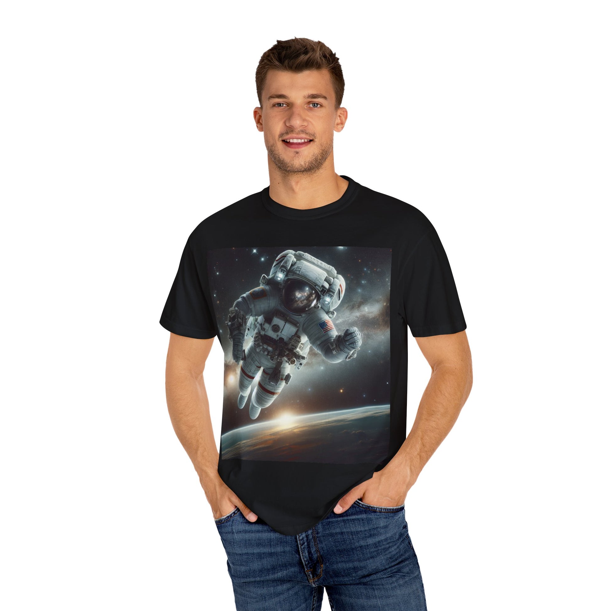 Cosmic Voyager T-Shirt - Fun Space Tees for Science Lovers, Gift for Astronaut Fans, Casual Wear, Unique Space-Themed Apparel