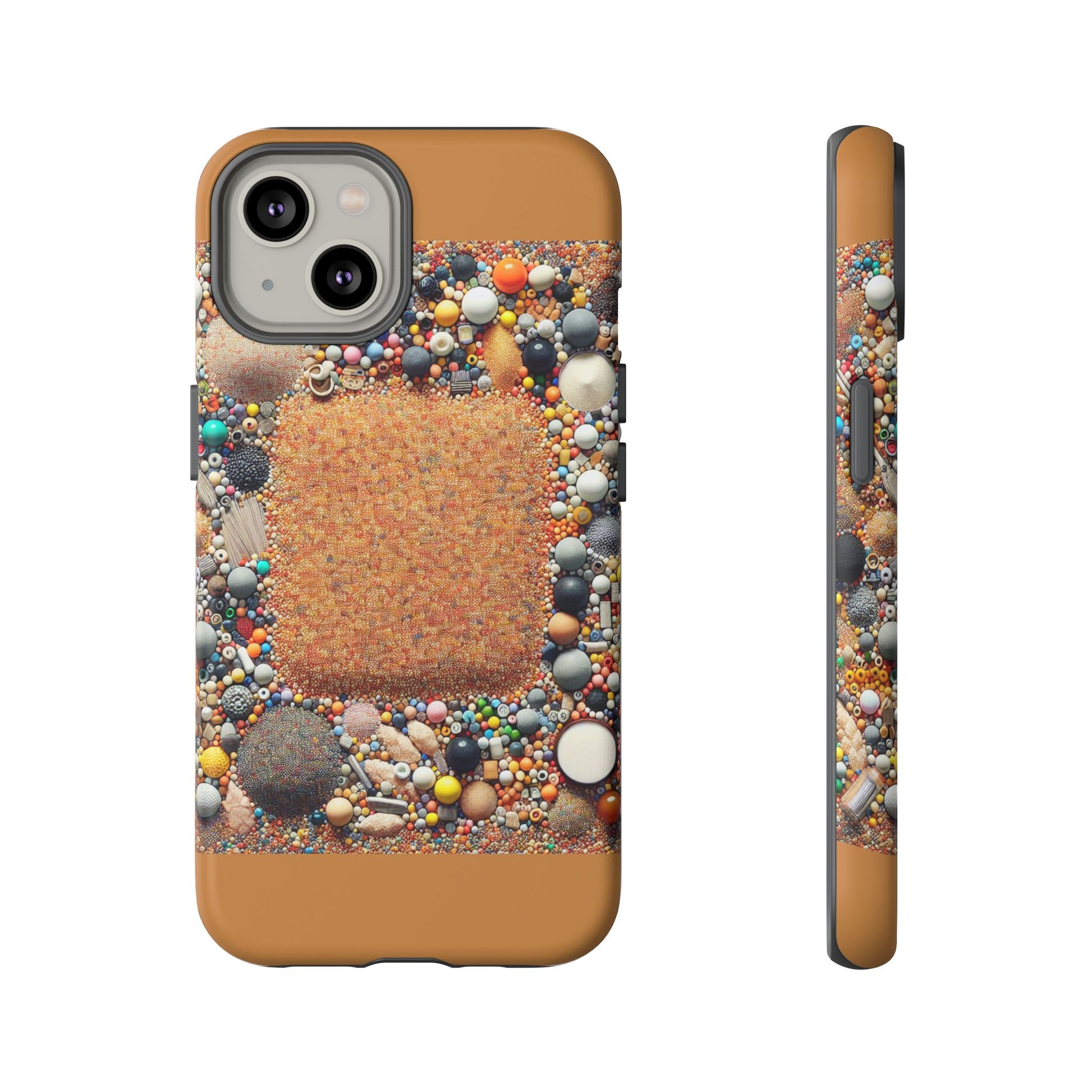 Colorful Phone Case with Unique Texture, Tough Case, Phone Accessory, Trendy Design, Gift for Tech Lovers, Durable Protection