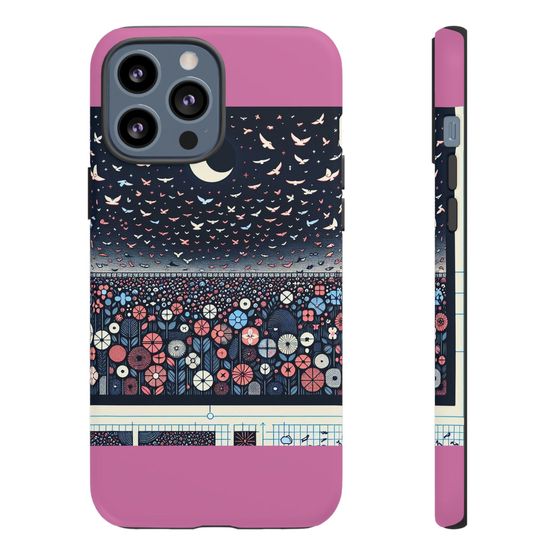 Floral Phone Case, Tough Cases for iPhone, Nature-Inspired Design, Gift for Her, Stylish Protection, Trending Accessory
