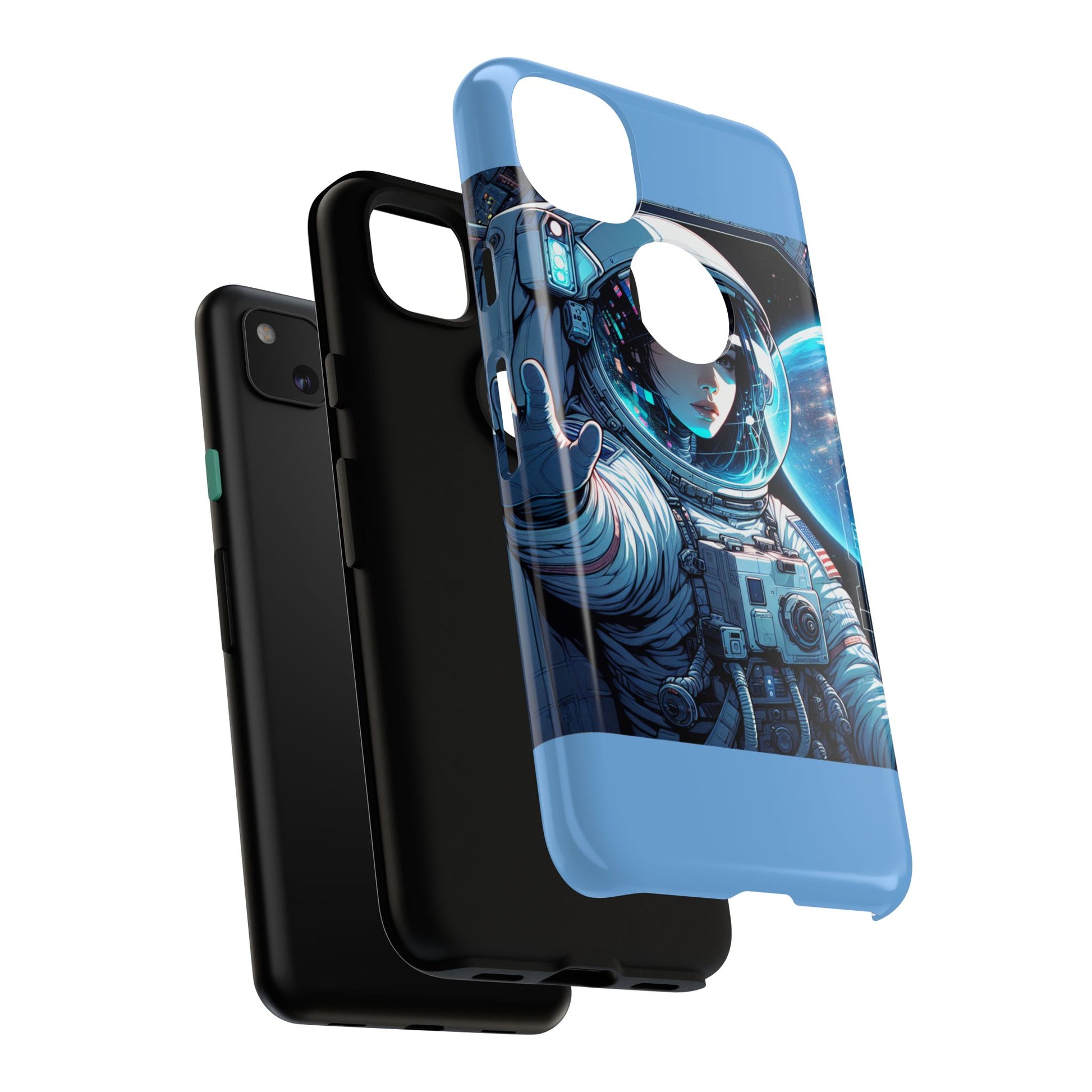 Astronaut Phone Case, Space-Themed Tough Case, Unique Gift for Science Lovers, Trendy Protection for Smartphones, Cool Tech Accessories
