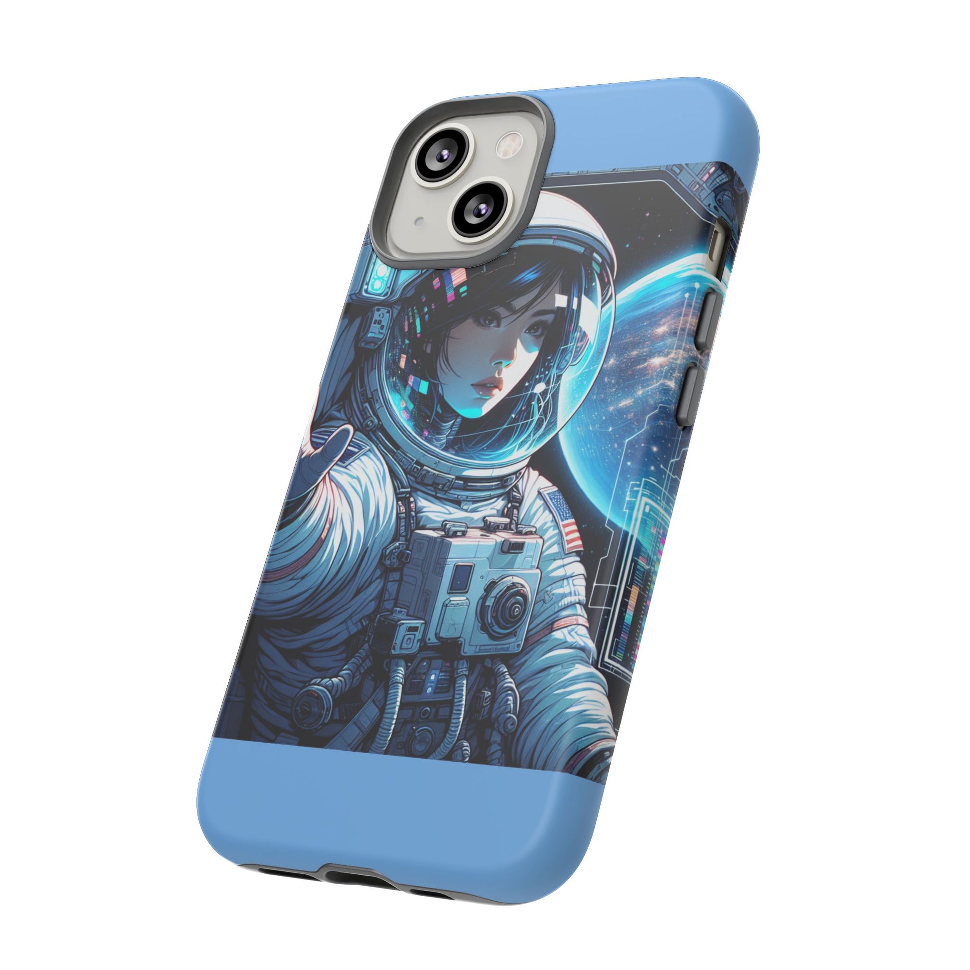 Astronaut Phone Case, Space-Themed Tough Case, Unique Gift for Science Lovers, Trendy Protection for Smartphones, Cool Tech Accessories
