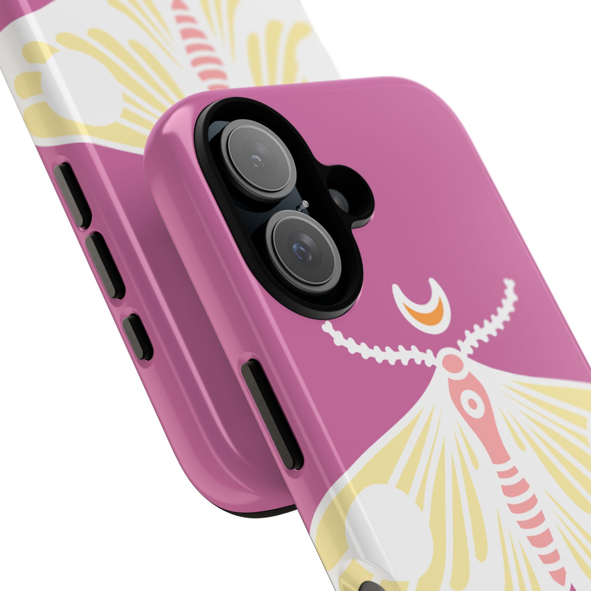 Colorful Moth Phone Case | Tough Cases for iPhone, Unique Gift, Nature Lovers, Boho Style, Trendy Accessories