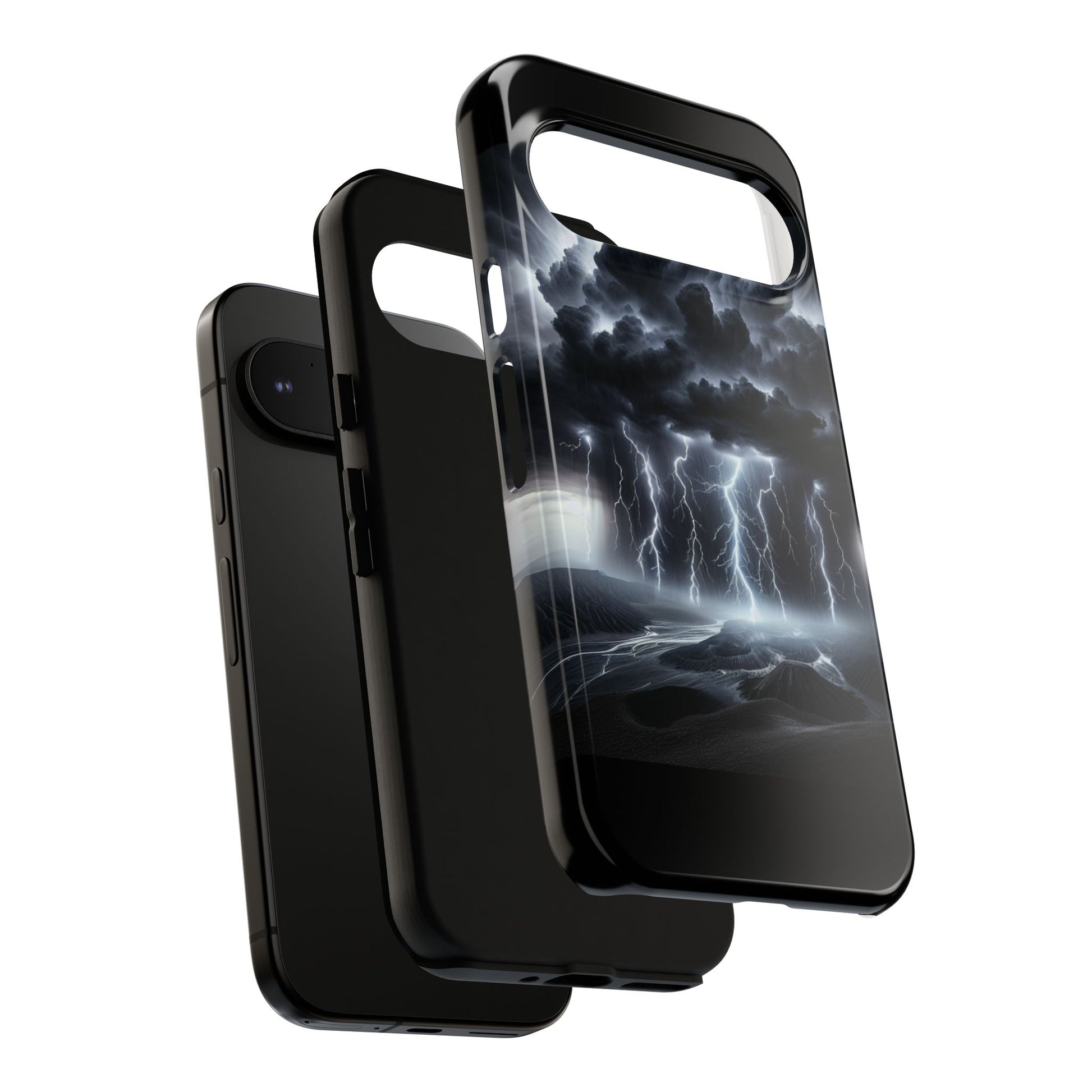 Tough Cases for the Bold: Stormy Thunder Phone Case, Lightning Protection, Durable Cover for Adventurers, Unique Gift for Nature [...]