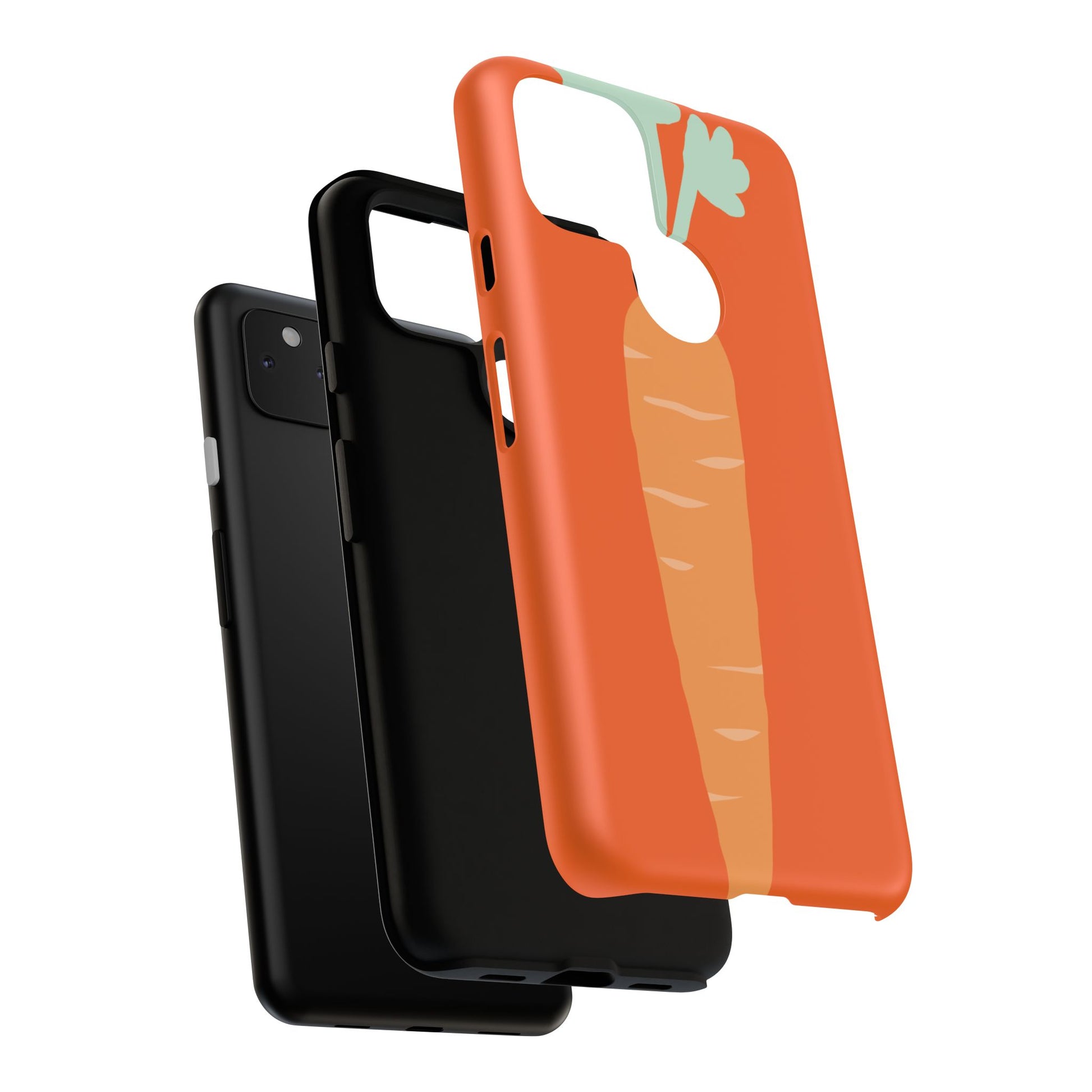 Tough Cases Carrot Phone Case, Cute Smartphone Cover, Fun Gift for Garden Lovers, Fall Decor, Vegan Accessories, Colorful Case