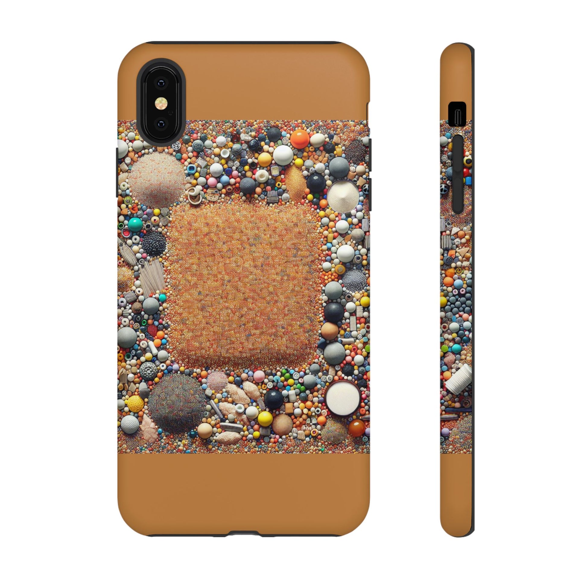 Colorful Phone Case with Unique Texture, Tough Case, Phone Accessory, Trendy Design, Gift for Tech Lovers, Durable Protection
