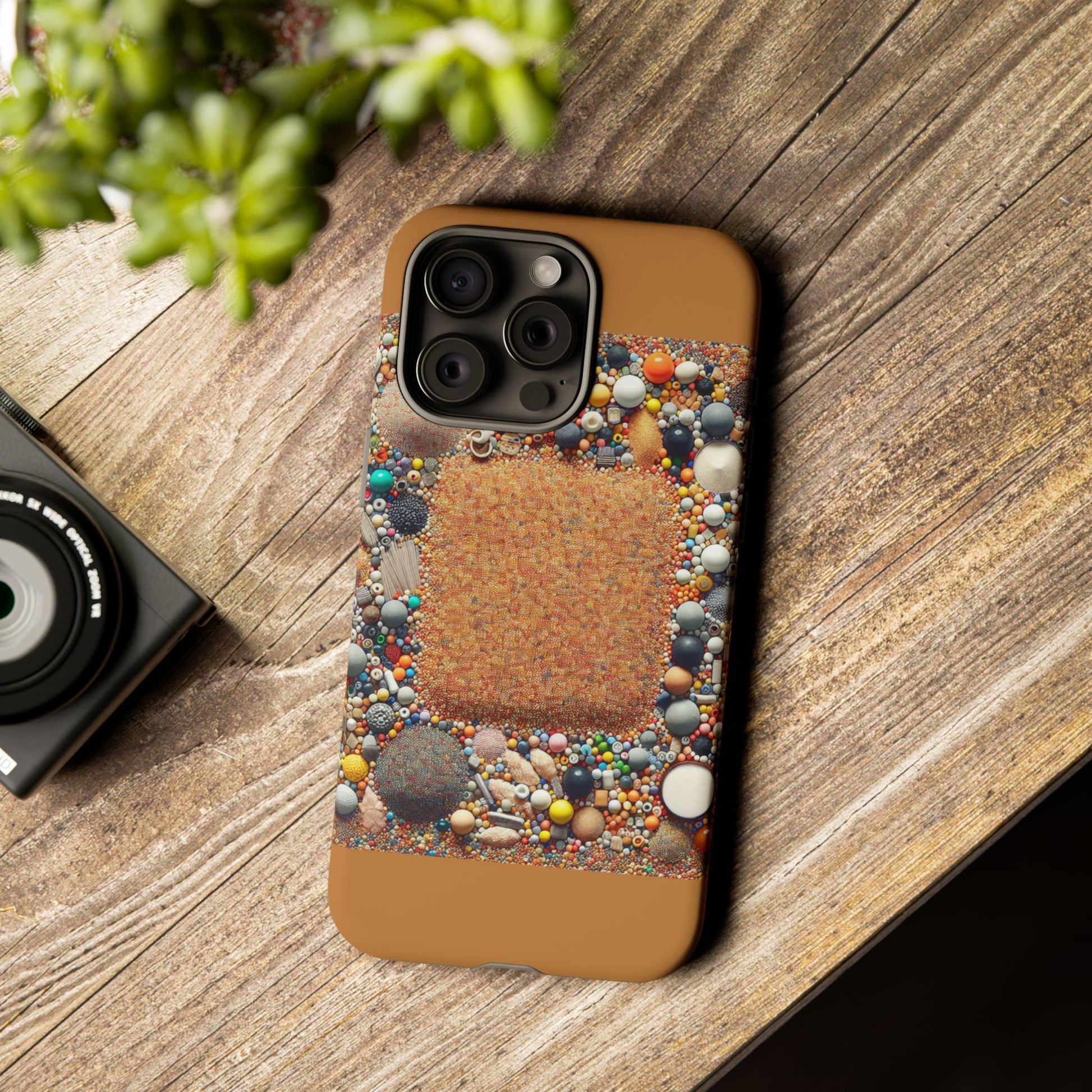 Colorful Phone Case with Unique Texture, Tough Case, Phone Accessory, Trendy Design, Gift for Tech Lovers, Durable Protection