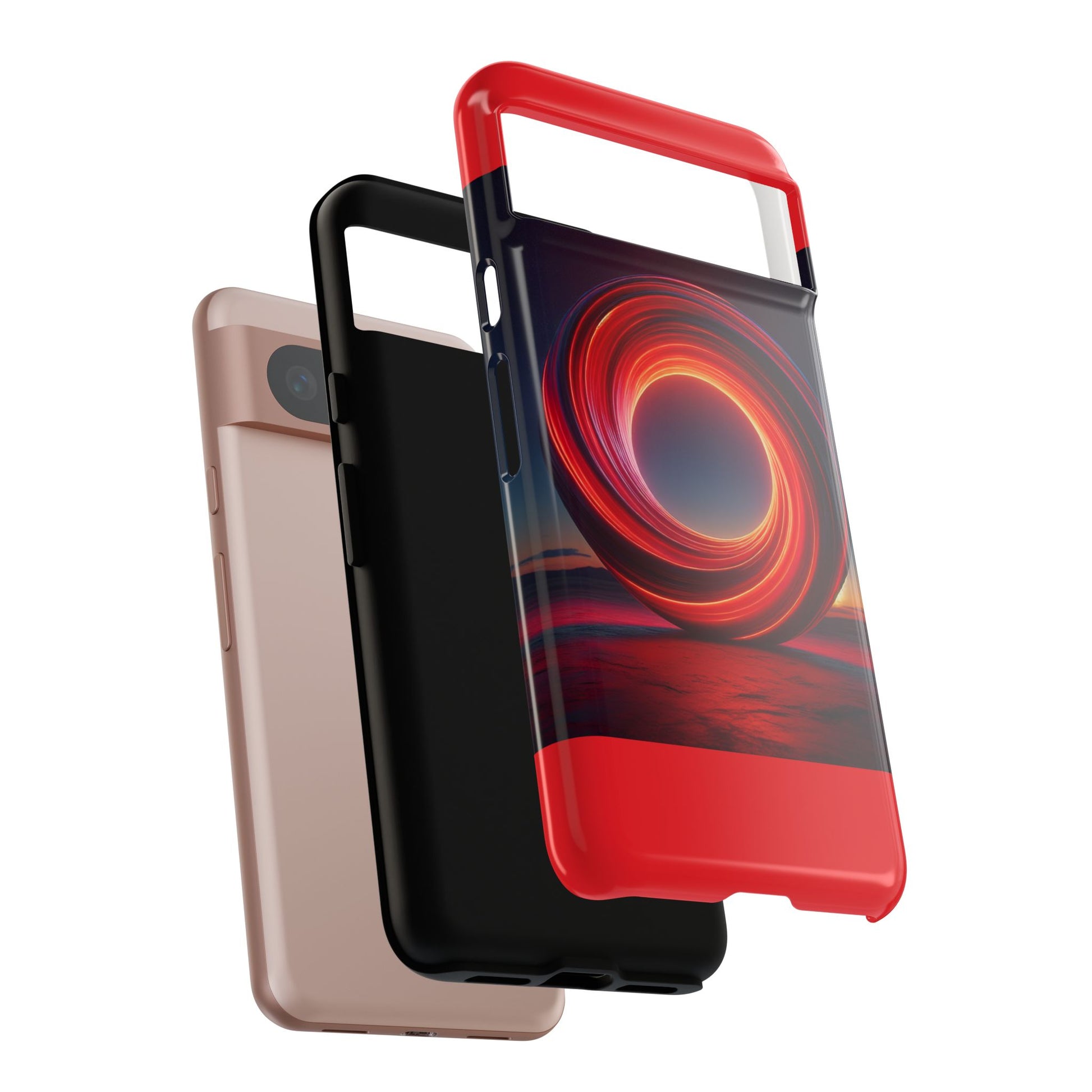 Vibrant Phone Case with Abstract Design, Tough Cases for Tech Lovers, Sleek Protection, Gift for Friends, Customizable Mobile Accessory