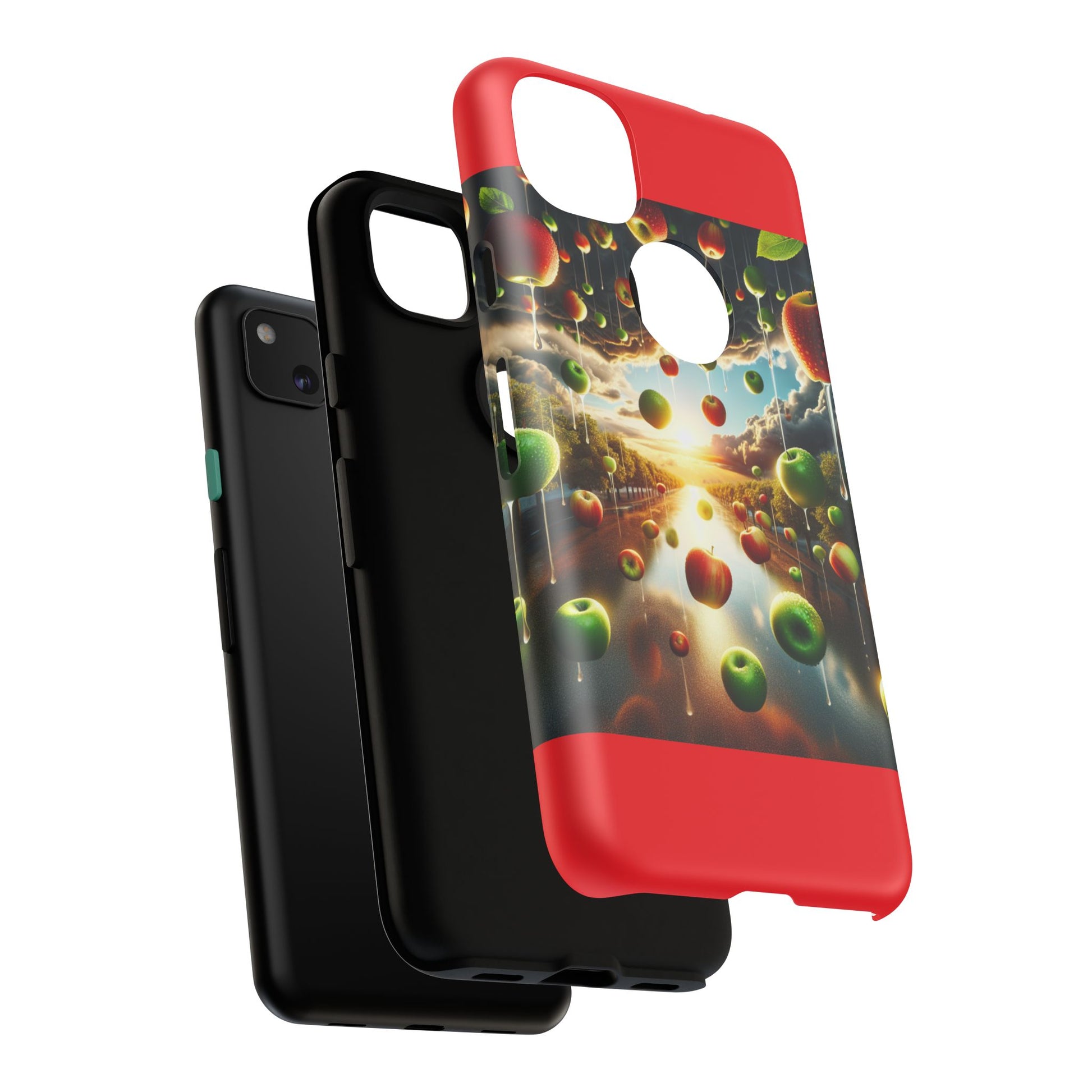 Vibrant Phone Case with Artistic Apple Design, Unique Gift for Art Lovers, Trendy Accessory for Any Occasion, Stylish Smartphone Cover