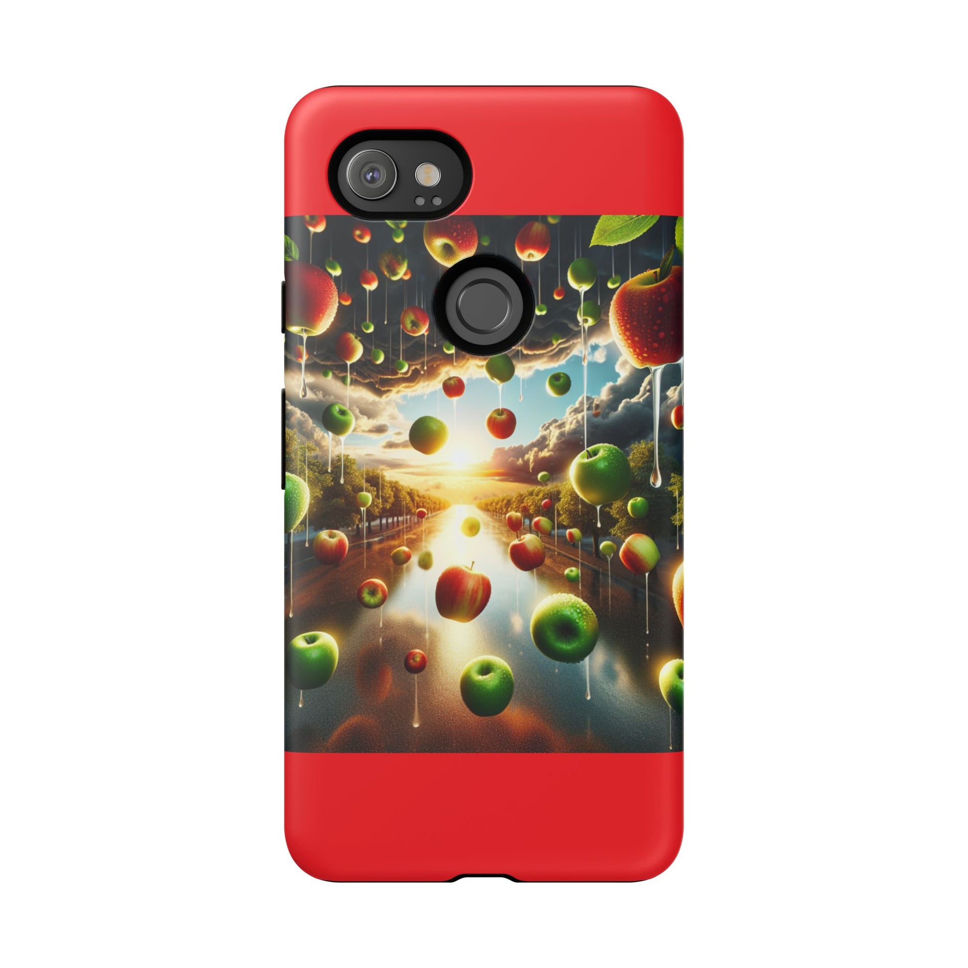 Vibrant Phone Case with Artistic Apple Design, Unique Gift for Art Lovers, Trendy Accessory for Any Occasion, Stylish Smartphone Cover