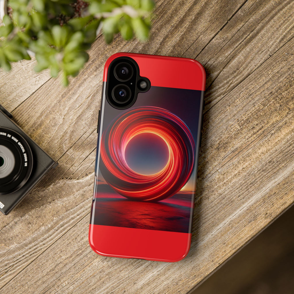 Vibrant Phone Case with Abstract Design, Tough Cases for Tech Lovers, Sleek Protection, Gift for Friends, Customizable Mobile Accessory