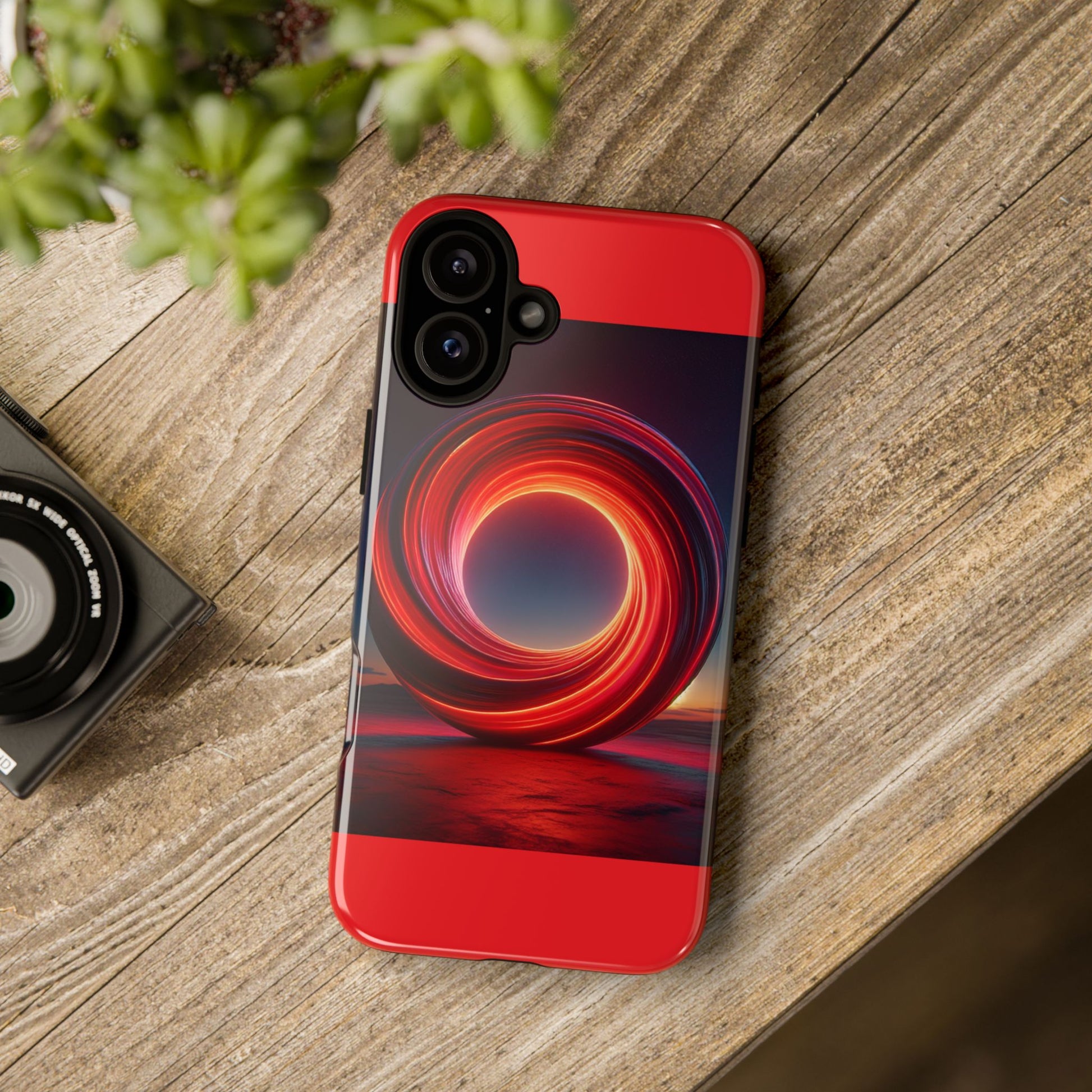 Vibrant Phone Case with Abstract Design, Tough Cases for Tech Lovers, Sleek Protection, Gift for Friends, Customizable Mobile Accessory