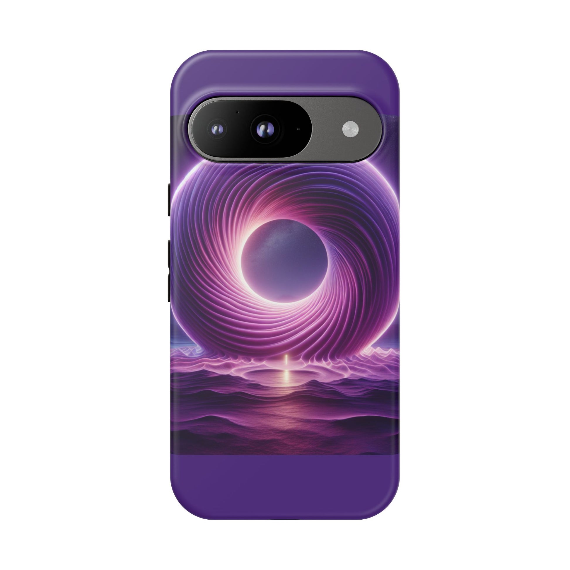 Colorful Phone Case with Swirling Design, Tough Phone Cover, Cosmic Phone Protector, Unique Gift for Tech Lovers, Stylish Smartphone Shell