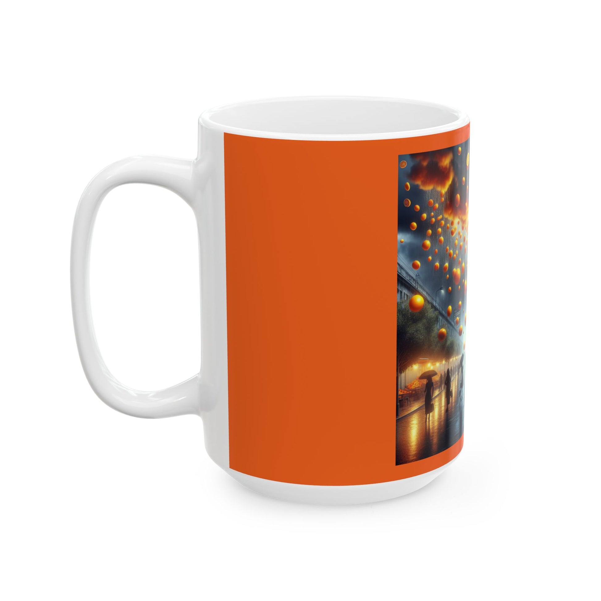 Ceramic Mug with Stunning Skyline Design - Perfect for Coffee Lovers, Gift for Friends, Home Decor, Unique Art Mug, Urban Vibe