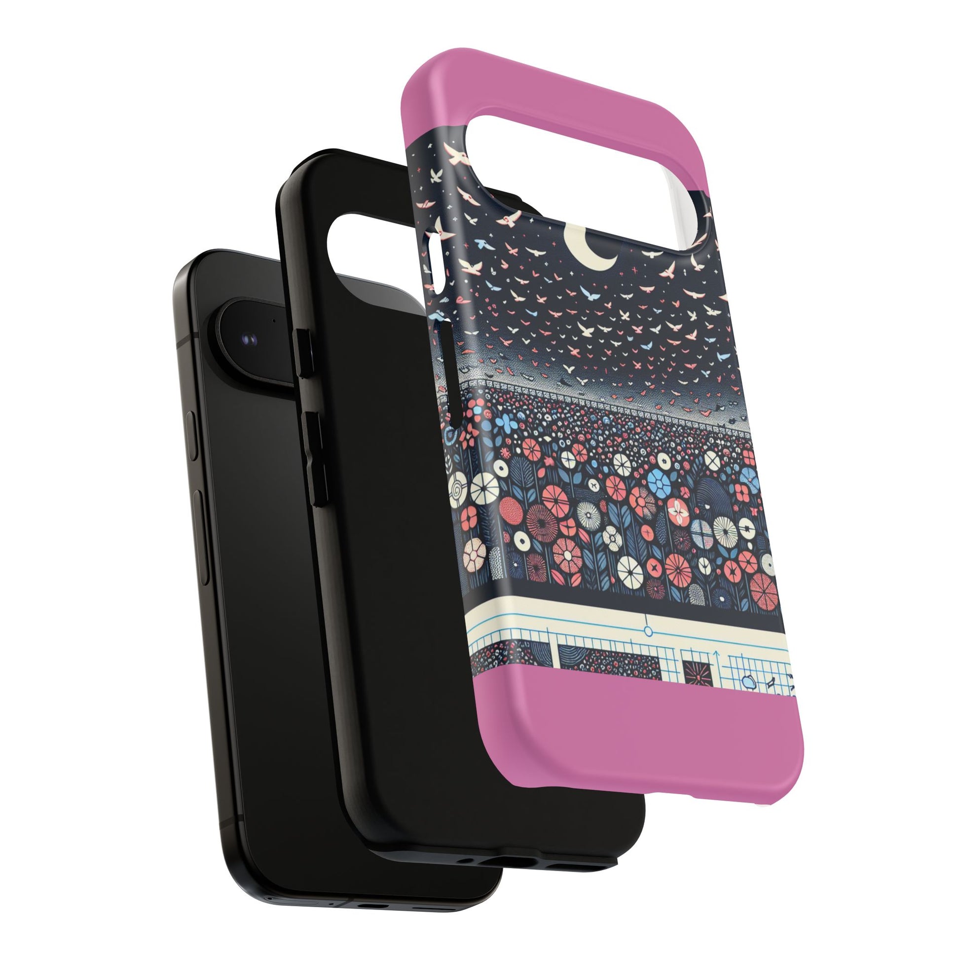 Floral Phone Case, Tough Cases for iPhone, Nature-Inspired Design, Gift for Her, Stylish Protection, Trending Accessory