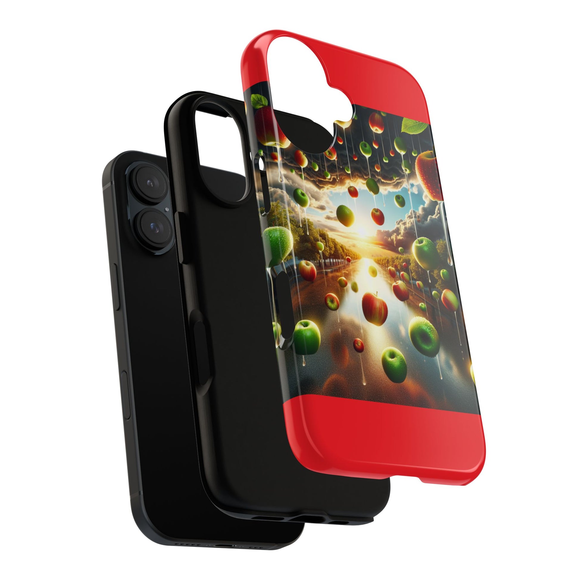 Vibrant Phone Case with Artistic Apple Design, Unique Gift for Art Lovers, Trendy Accessory for Any Occasion, Stylish Smartphone Cover