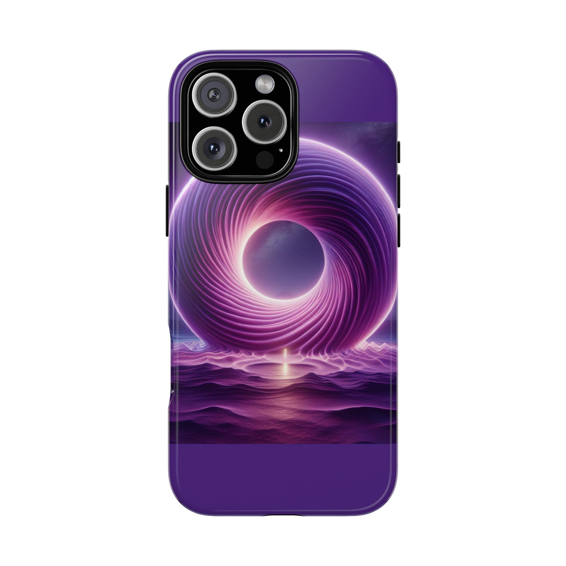 Colorful Phone Case with Swirling Design, Tough Phone Cover, Cosmic Phone Protector, Unique Gift for Tech Lovers, Stylish Smartphone Shell