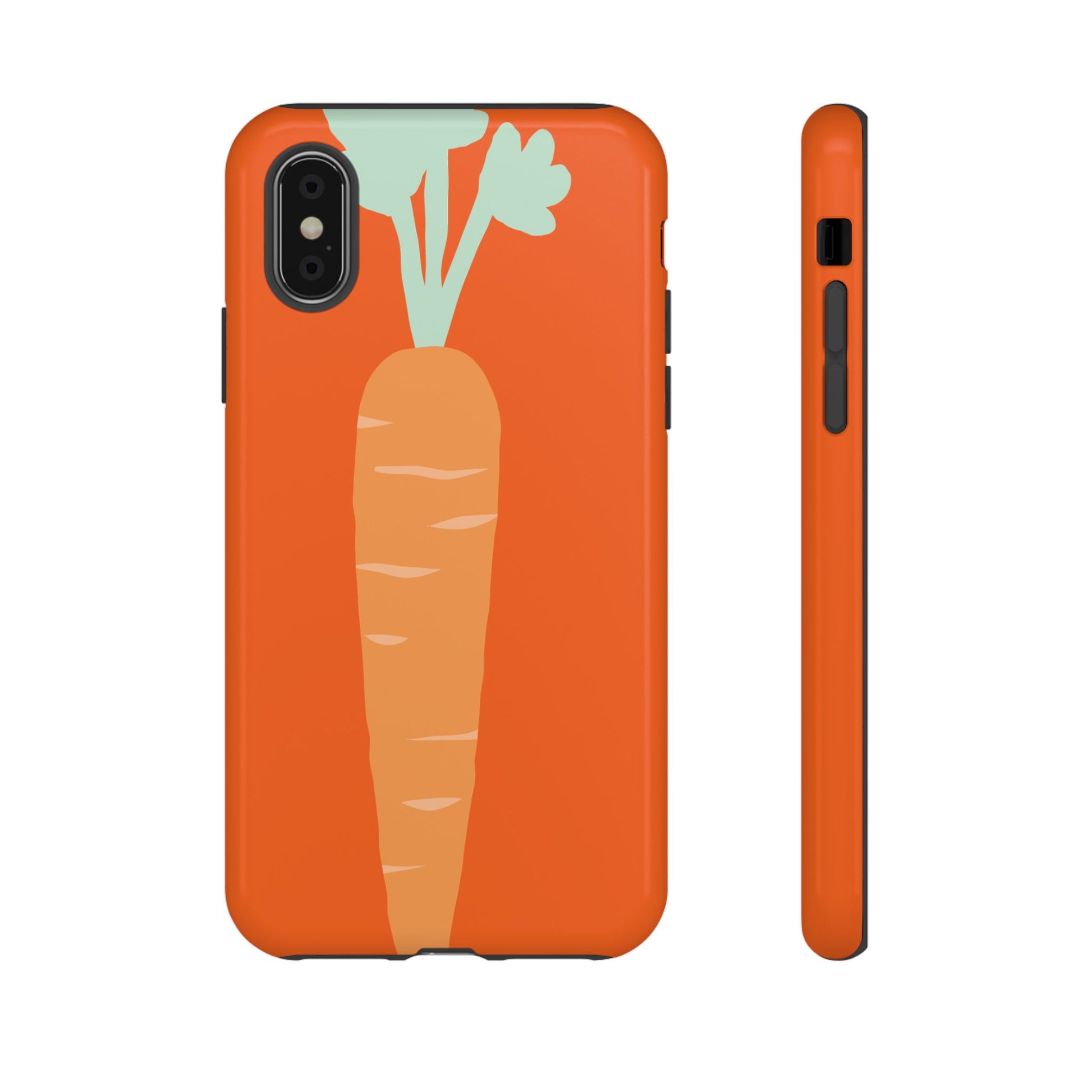 Tough Cases Carrot Phone Case, Cute Smartphone Cover, Fun Gift for Garden Lovers, Fall Decor, Vegan Accessories, Colorful Case