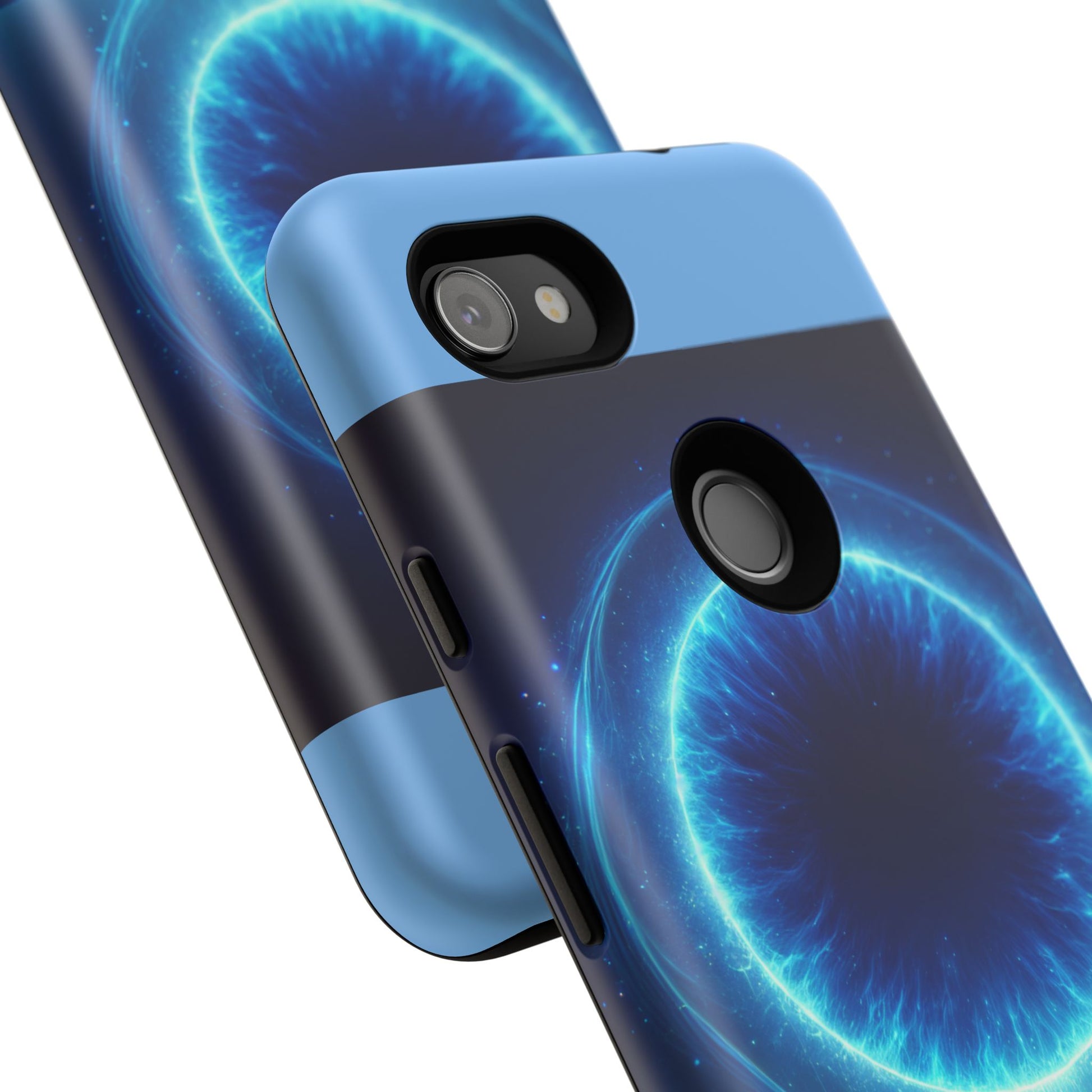 Blue Galaxy Phone Case, Tough Phone Cover, Cosmic Protection Case, Space Design, Gift for Space Lovers