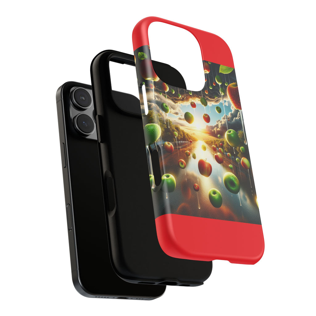 Vibrant Phone Case with Artistic Apple Design, Unique Gift for Art Lovers, Trendy Accessory for Any Occasion, Stylish Smartphone Cover