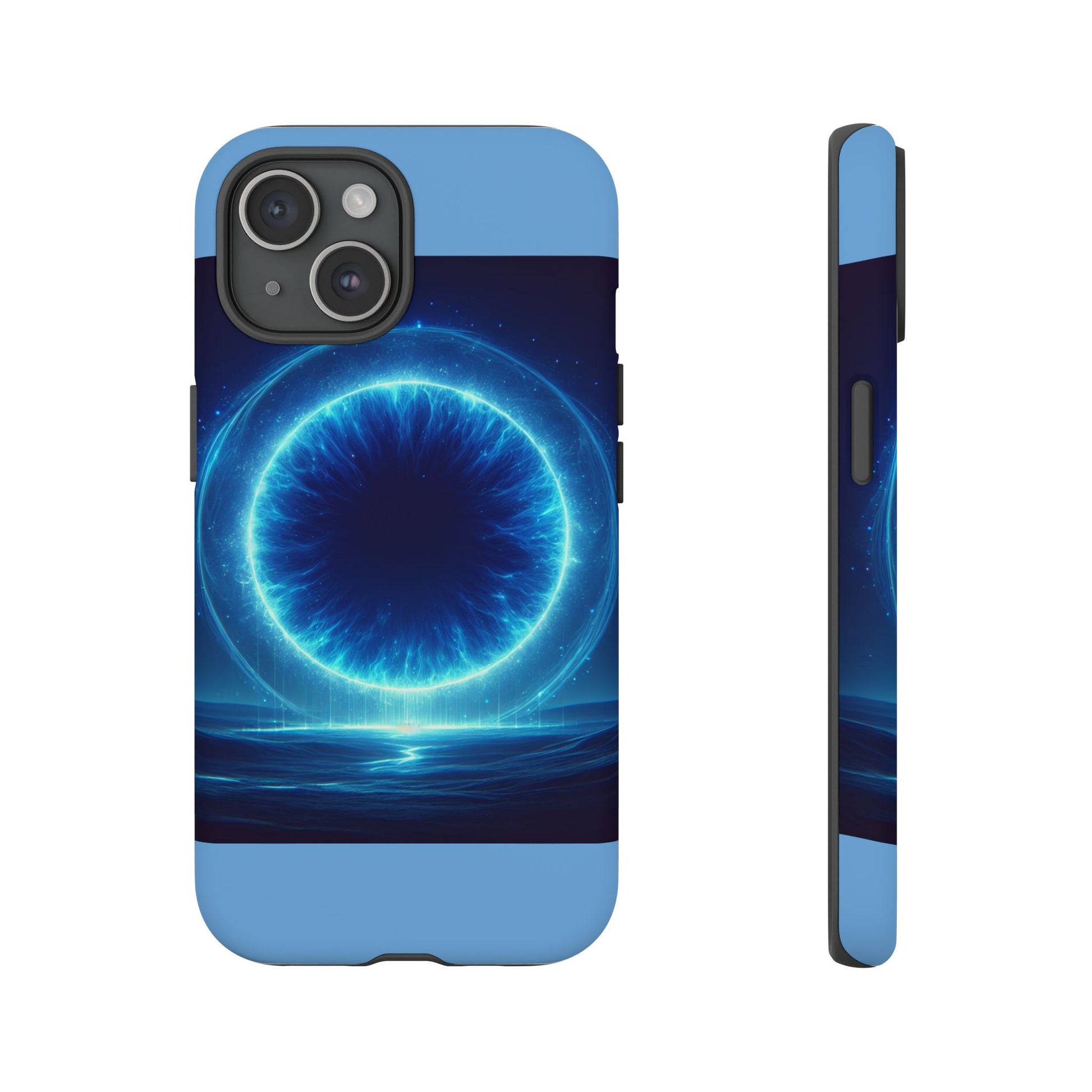 Blue Galaxy Phone Case, Tough Phone Cover, Cosmic Protection Case, Space Design, Gift for Space Lovers