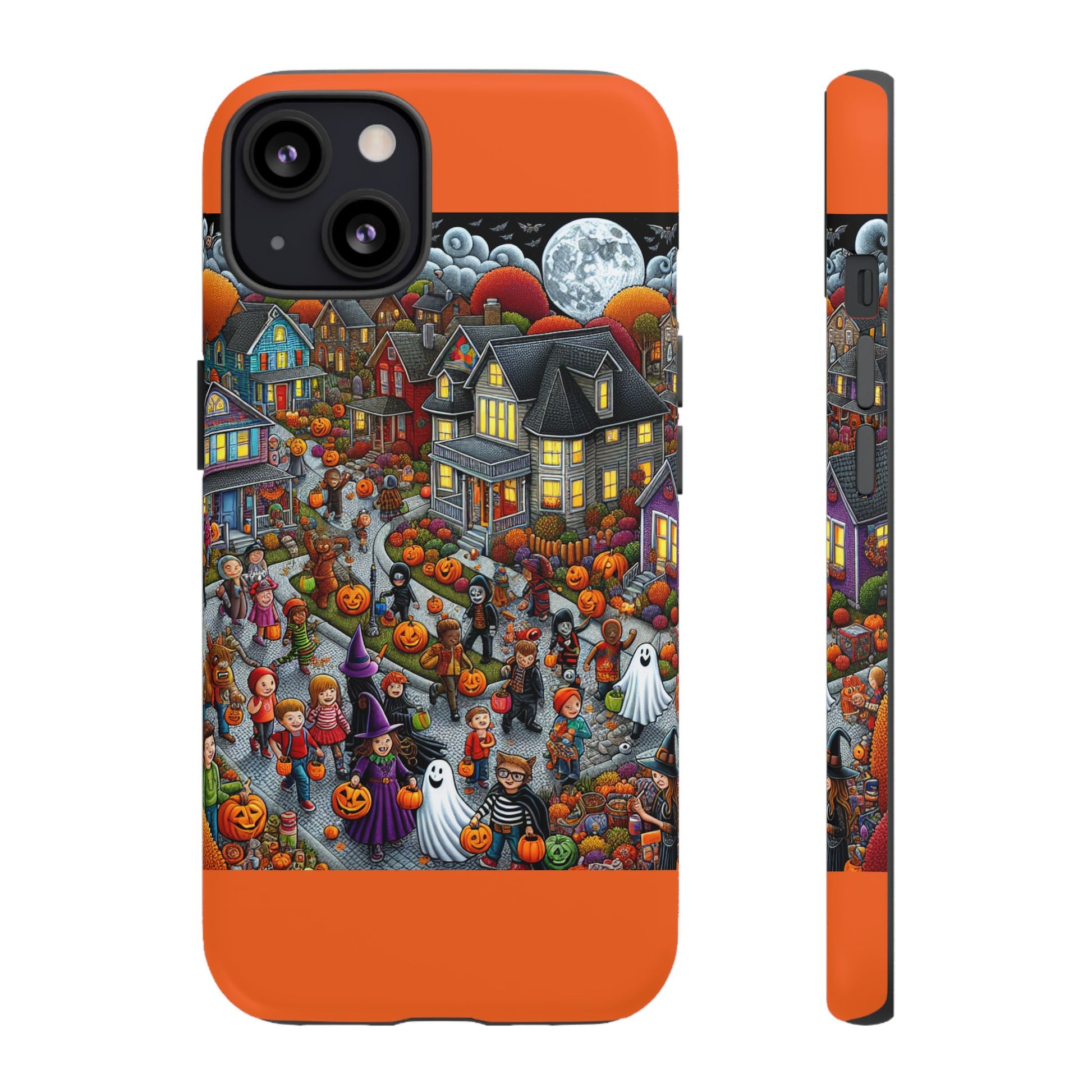 Halloween Phone Case, Tough Cases for Spooky Season, Fall Decor, Trick or Treat, Pumpkin Lovers, Ghost Design