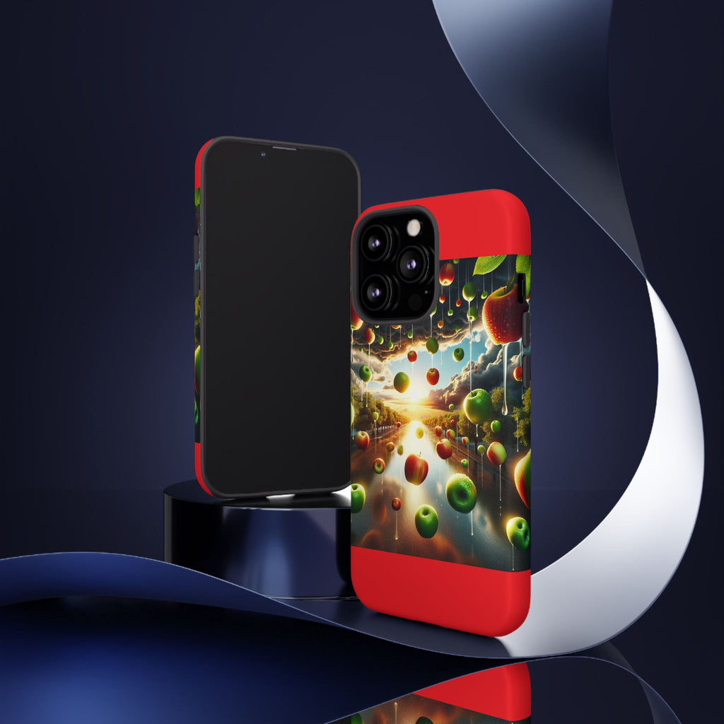 Vibrant Phone Case with Artistic Apple Design, Unique Gift for Art Lovers, Trendy Accessory for Any Occasion, Stylish Smartphone Cover