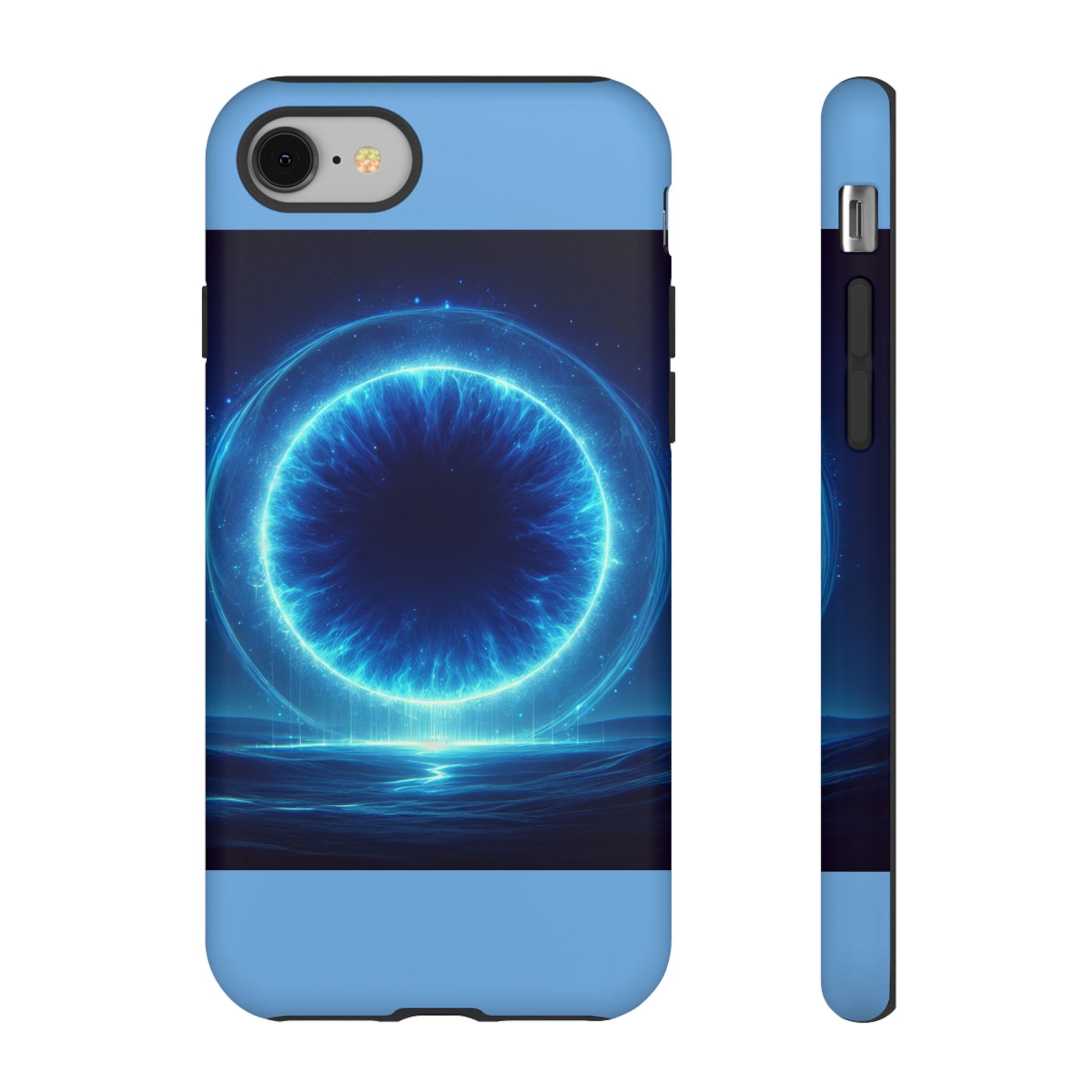 Blue Galaxy Phone Case, Tough Phone Cover, Cosmic Protection Case, Space Design, Gift for Space Lovers
