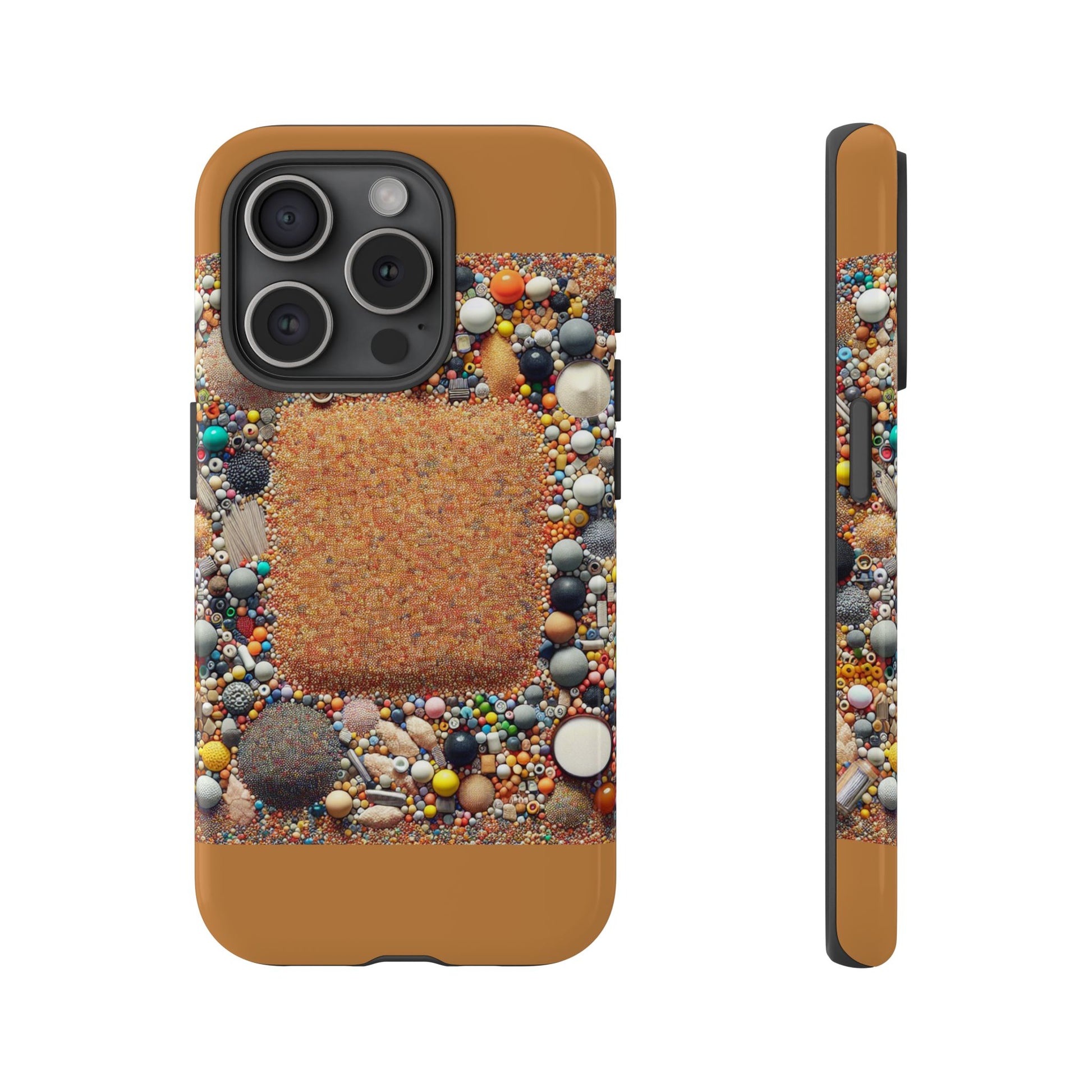 Colorful Phone Case with Unique Texture, Tough Case, Phone Accessory, Trendy Design, Gift for Tech Lovers, Durable Protection