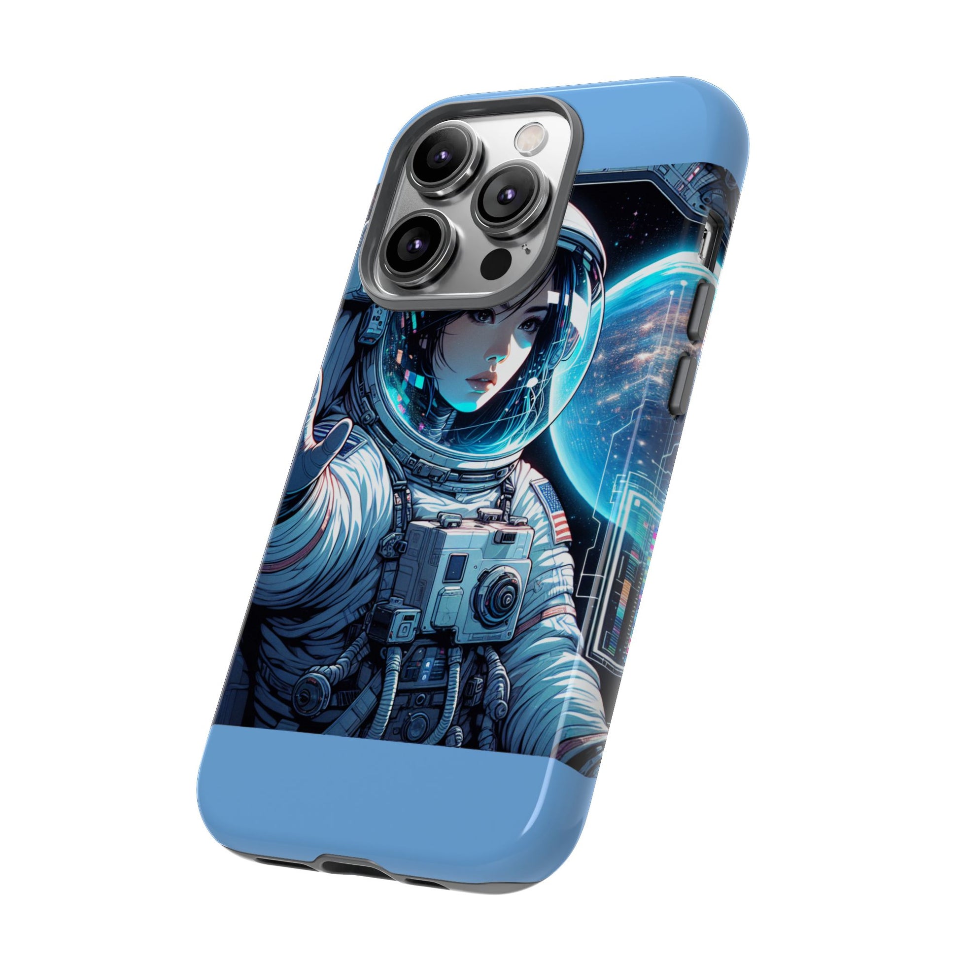 Astronaut Phone Case, Space-Themed Tough Case, Unique Gift for Science Lovers, Trendy Protection for Smartphones, Cool Tech Accessories