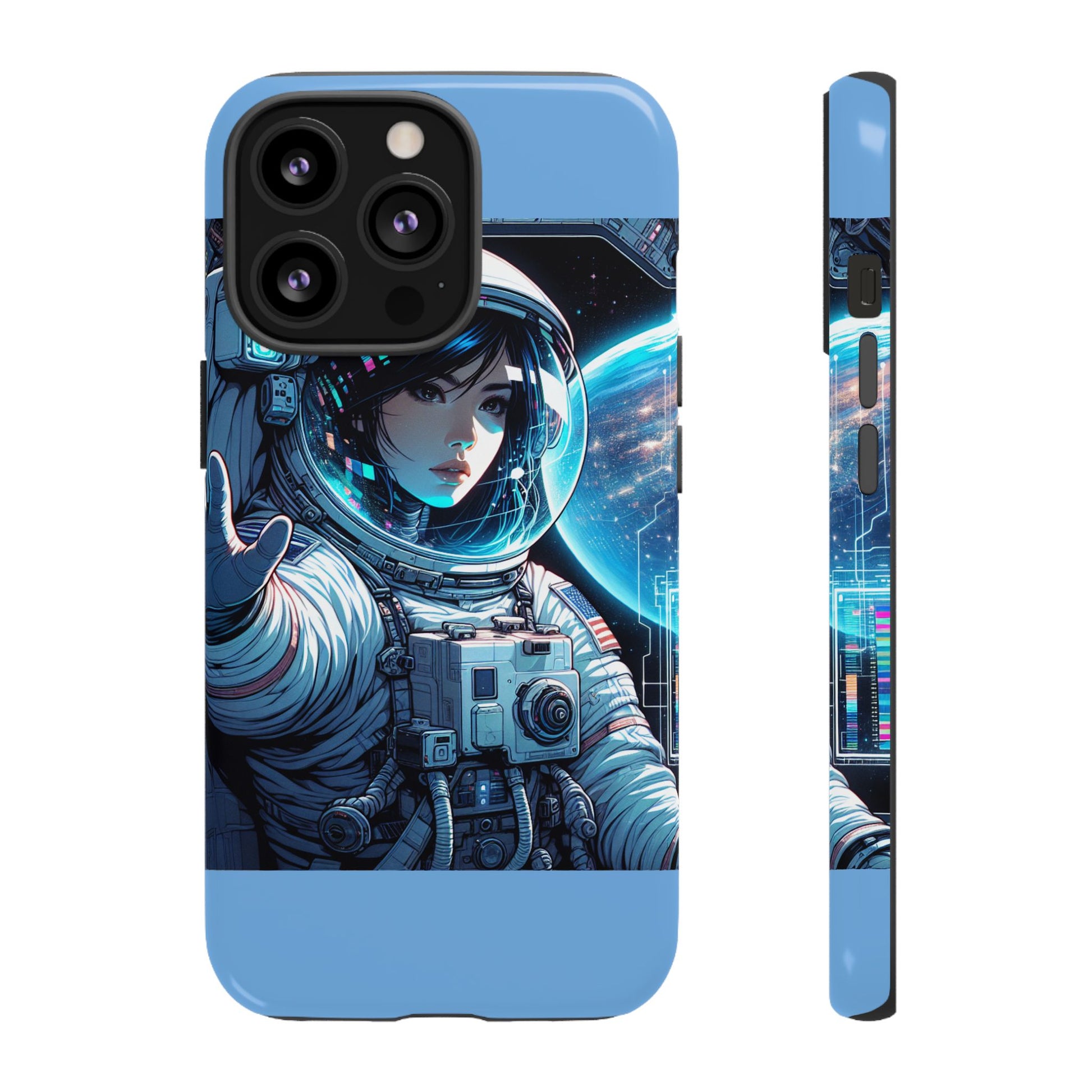 Astronaut Phone Case, Space-Themed Tough Case, Unique Gift for Science Lovers, Trendy Protection for Smartphones, Cool Tech Accessories