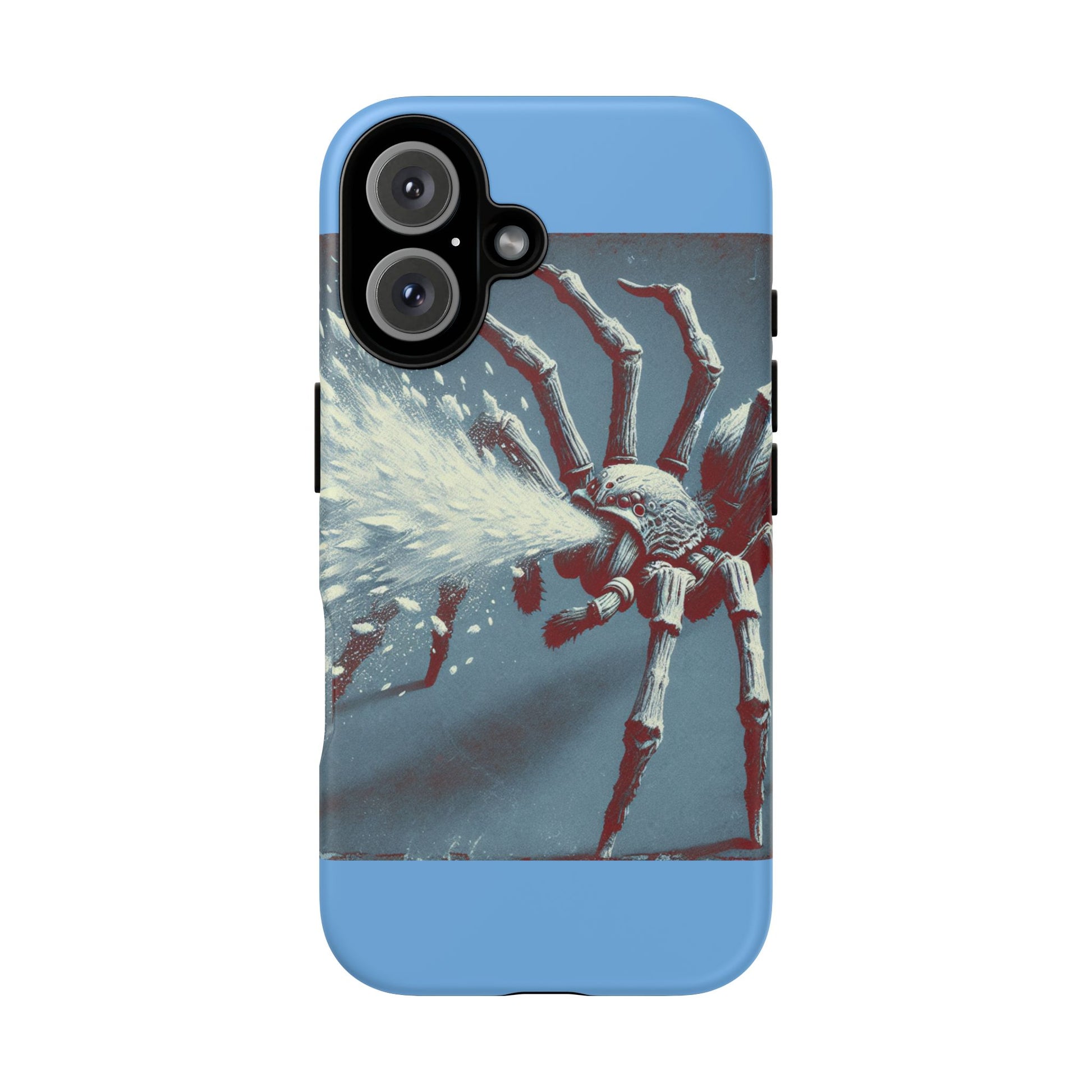 Spider Spray Phone Case, Tough Phone Cover, Unique Gift for Insect Lovers, Halloween Decor, Eco-Friendly Case