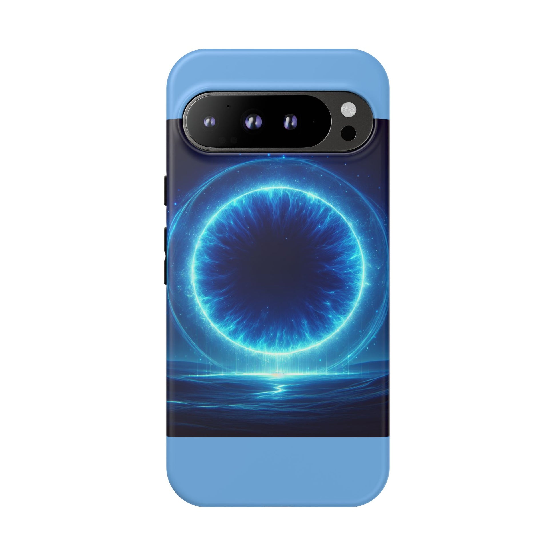 Blue Galaxy Phone Case, Tough Phone Cover, Cosmic Protection Case, Space Design, Gift for Space Lovers