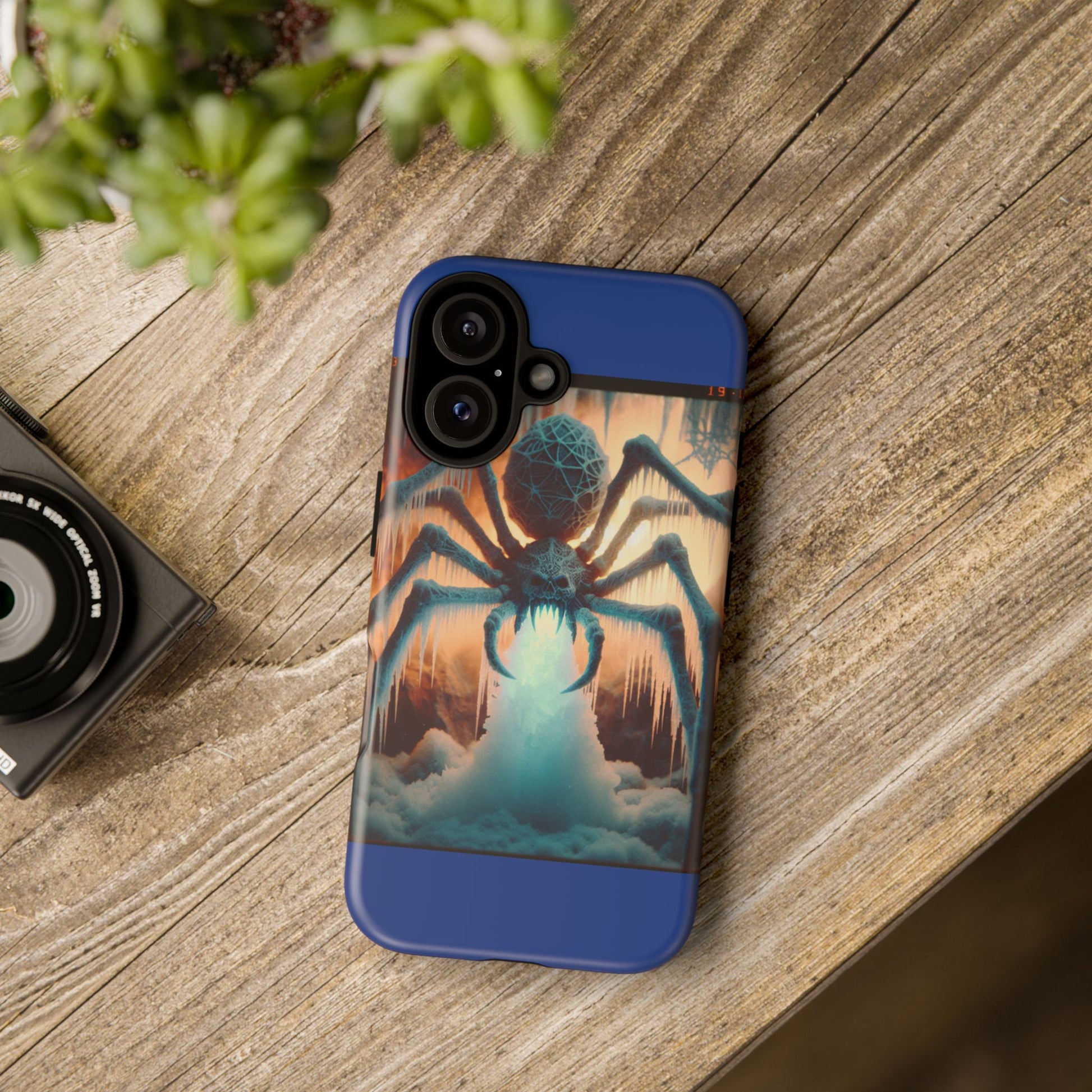 Spooky Spider Phone Case, Horror Accessories, Unique Gift for Halloween, Gothic Style, Tough Cases for Protecting Your Phone