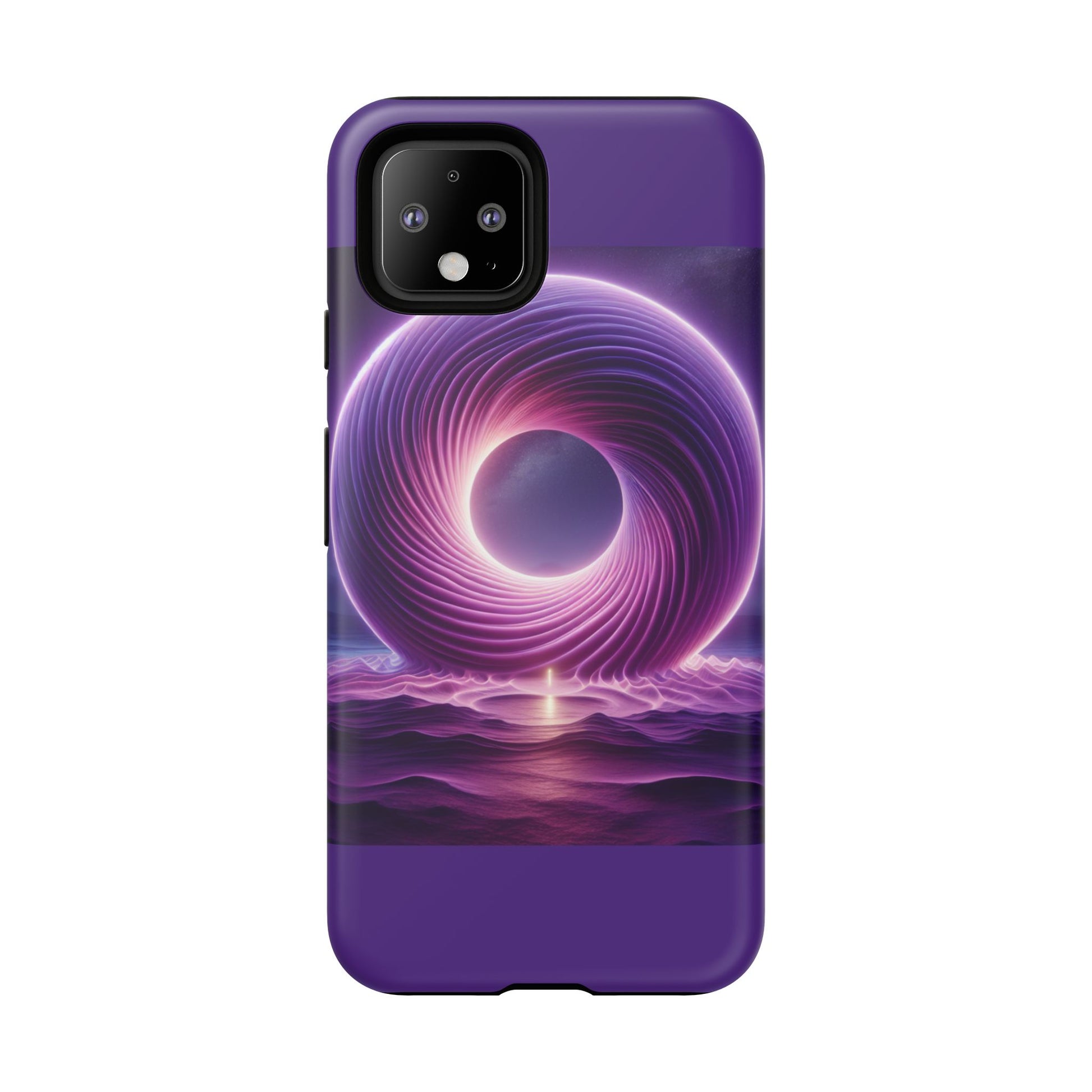 Colorful Phone Case with Swirling Design, Tough Phone Cover, Cosmic Phone Protector, Unique Gift for Tech Lovers, Stylish Smartphone Shell