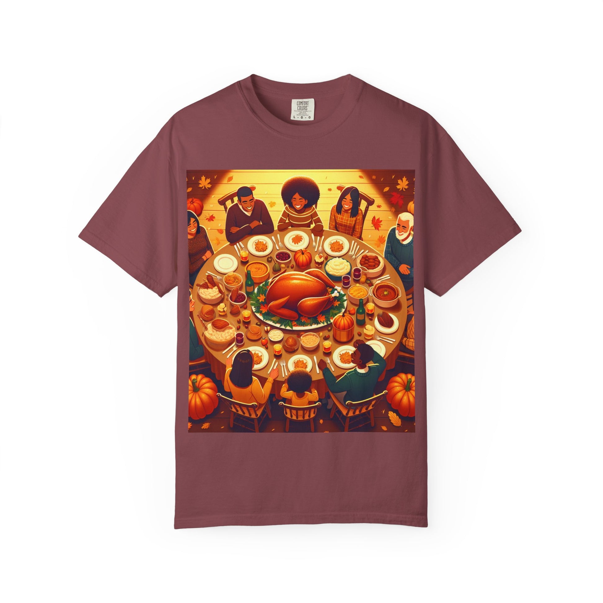 Thanksgiving Family Gathering T-Shirt, Unisex Holiday Tee, Fall Shirt, Thanksgiving Apparel, Dinner Celebration Top