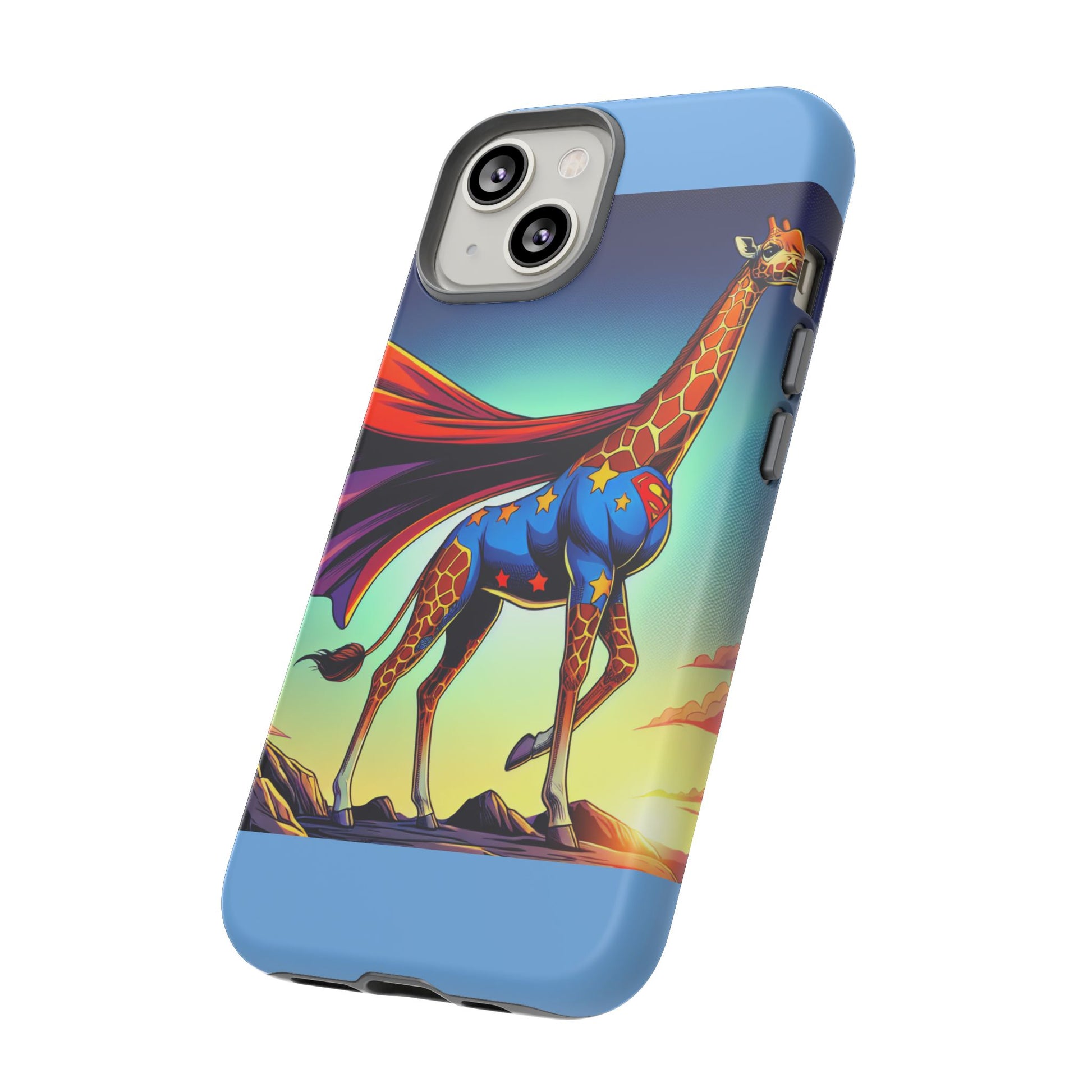 Superhero Giraffe Phone Case | Tough Cases, Unique Gifts, Animal Lover Accessories, Fun Tech Protectors, Cute Phone Covers, Birthday Gift