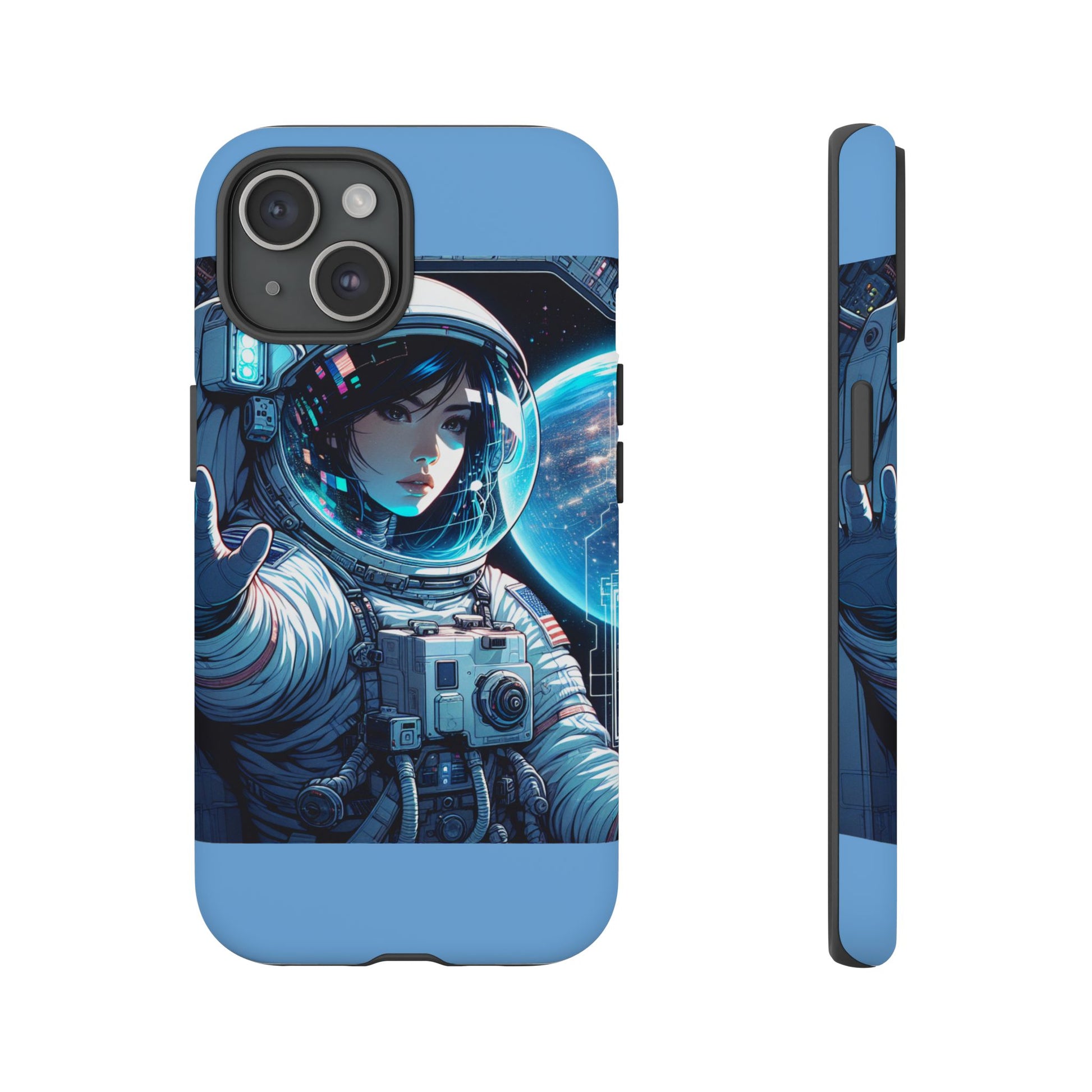 Astronaut Phone Case, Space-Themed Tough Case, Unique Gift for Science Lovers, Trendy Protection for Smartphones, Cool Tech Accessories