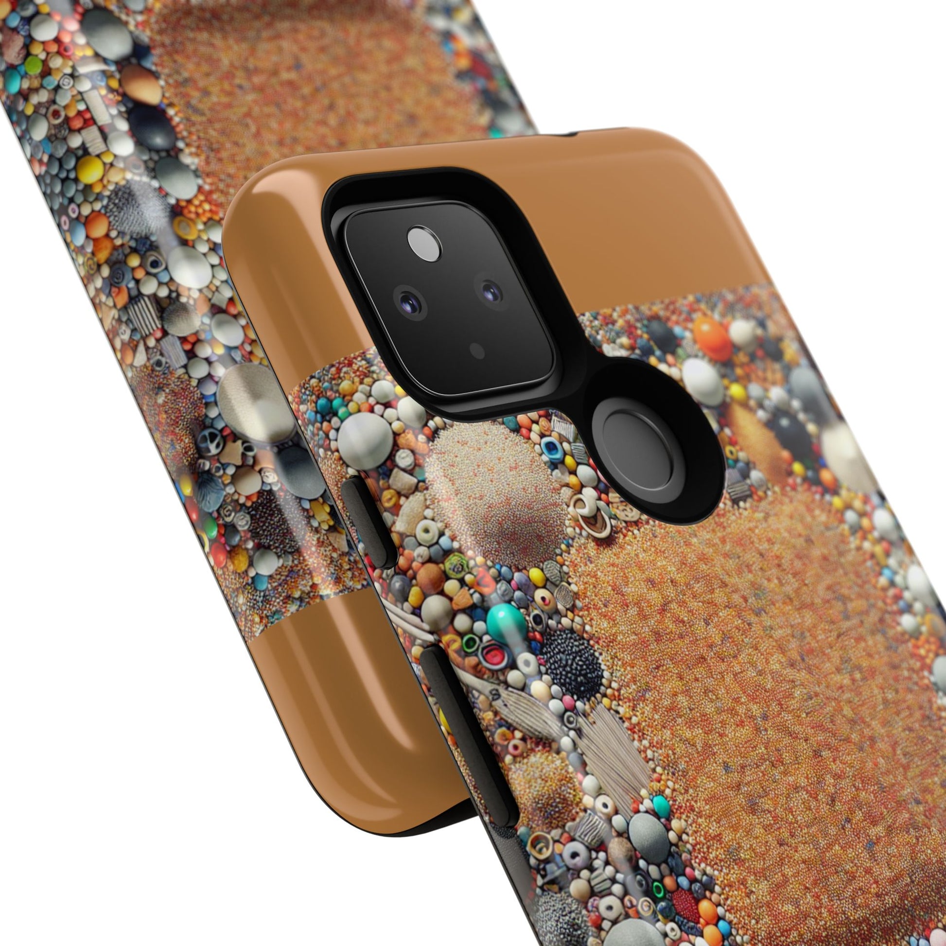 Colorful Phone Case with Unique Texture, Tough Case, Phone Accessory, Trendy Design, Gift for Tech Lovers, Durable Protection