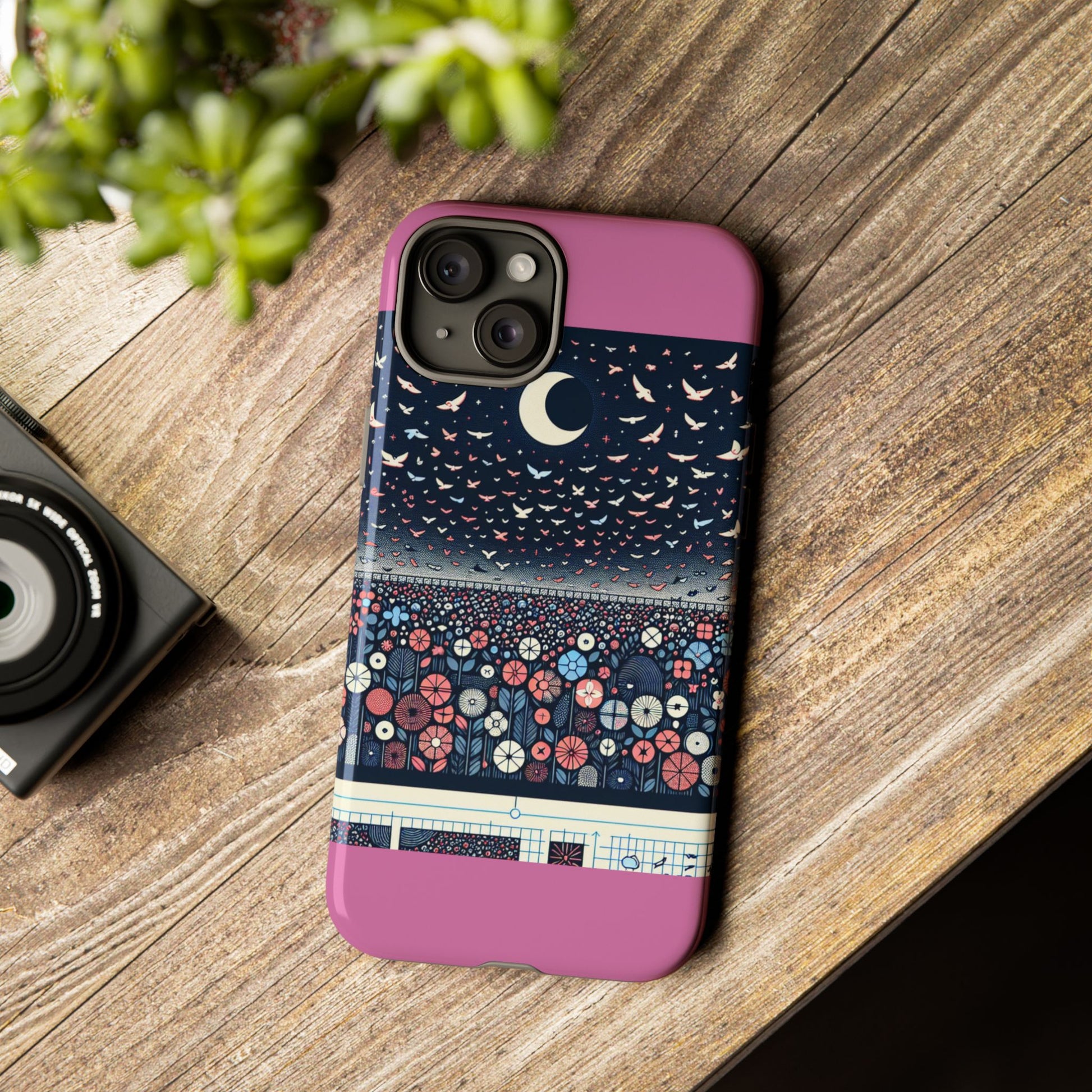 Floral Phone Case, Tough Cases for iPhone, Nature-Inspired Design, Gift for Her, Stylish Protection, Trending Accessory