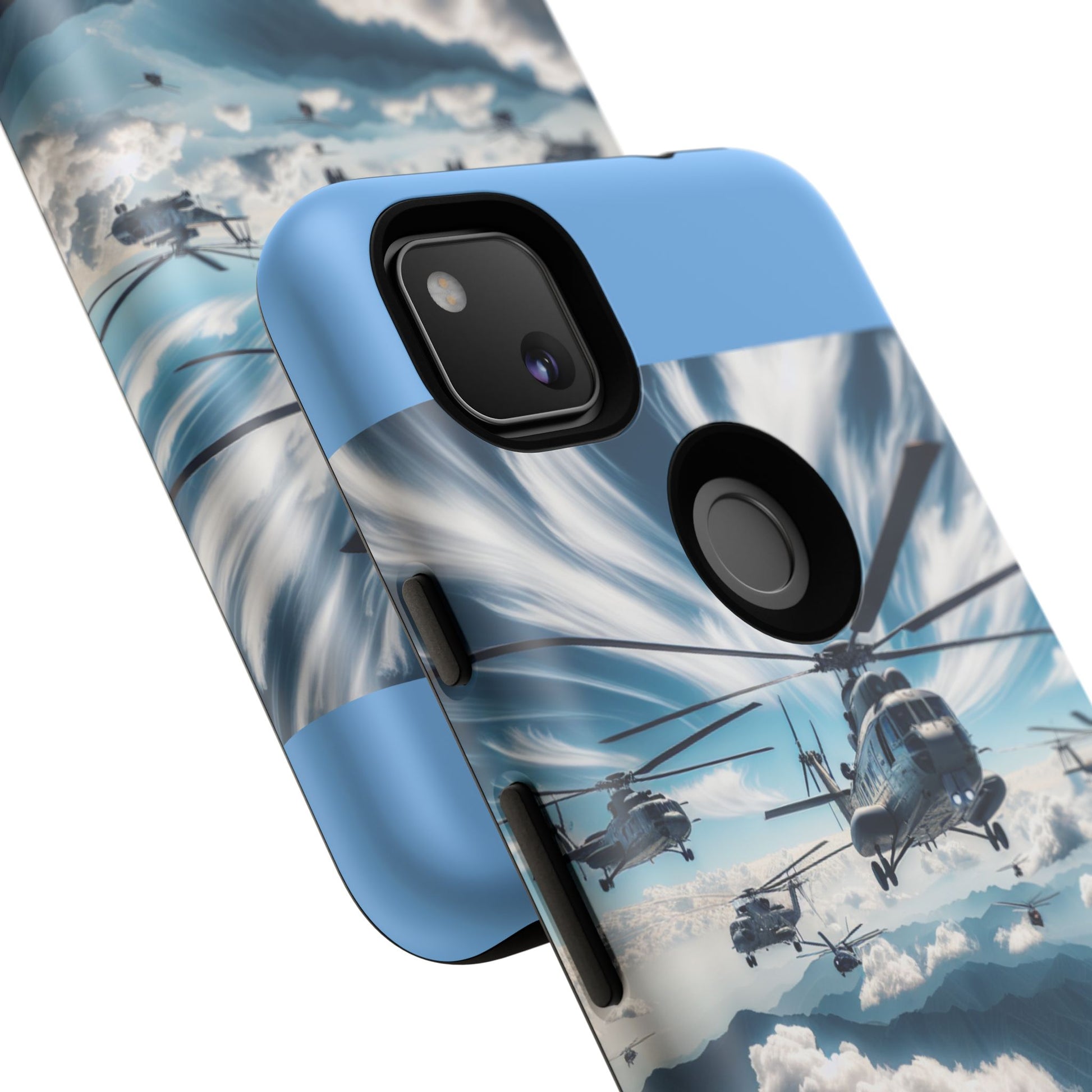 Tough Cases - Helicopter Design Phone Case, Military Style Cover, Unique Gift for Aviation Lovers, Durable Phone Protector, Hobbyist [...]