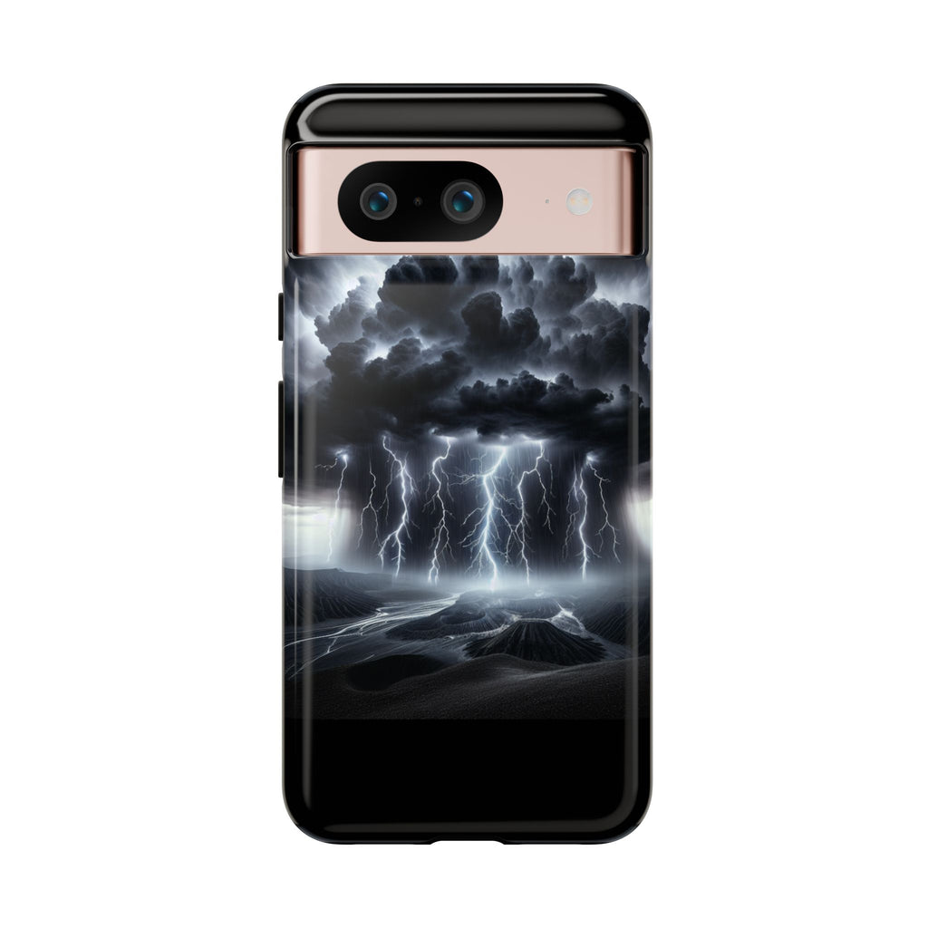 Tough Cases for the Bold: Stormy Thunder Phone Case, Lightning Protection, Durable Cover for Adventurers, Unique Gift for Nature [...]