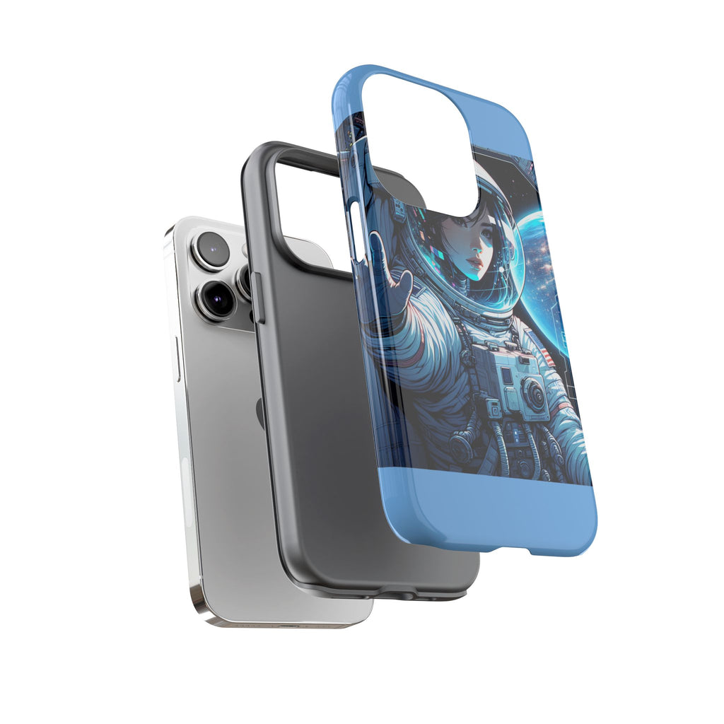 Astronaut Phone Case, Space-Themed Tough Case, Unique Gift for Science Lovers, Trendy Protection for Smartphones, Cool Tech Accessories