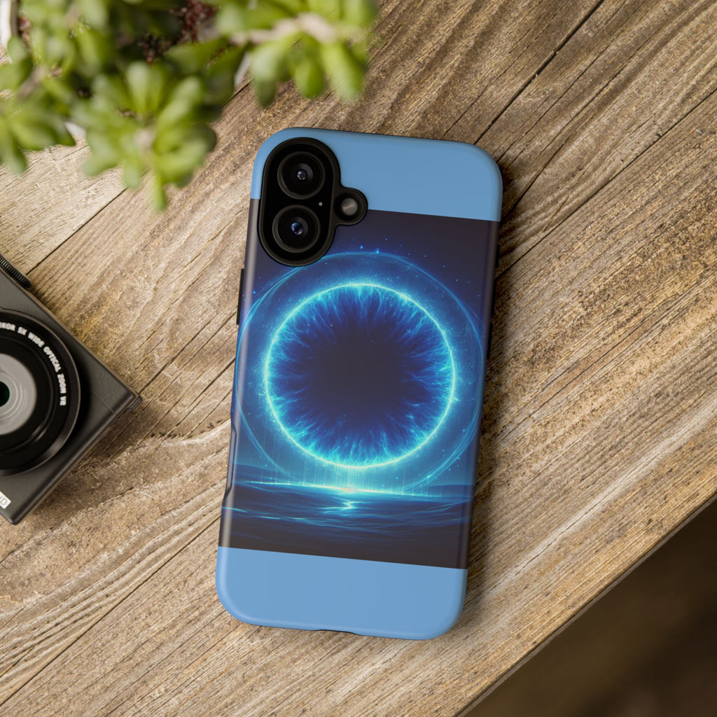 Blue Galaxy Phone Case, Tough Phone Cover, Cosmic Protection Case, Space Design, Gift for Space Lovers