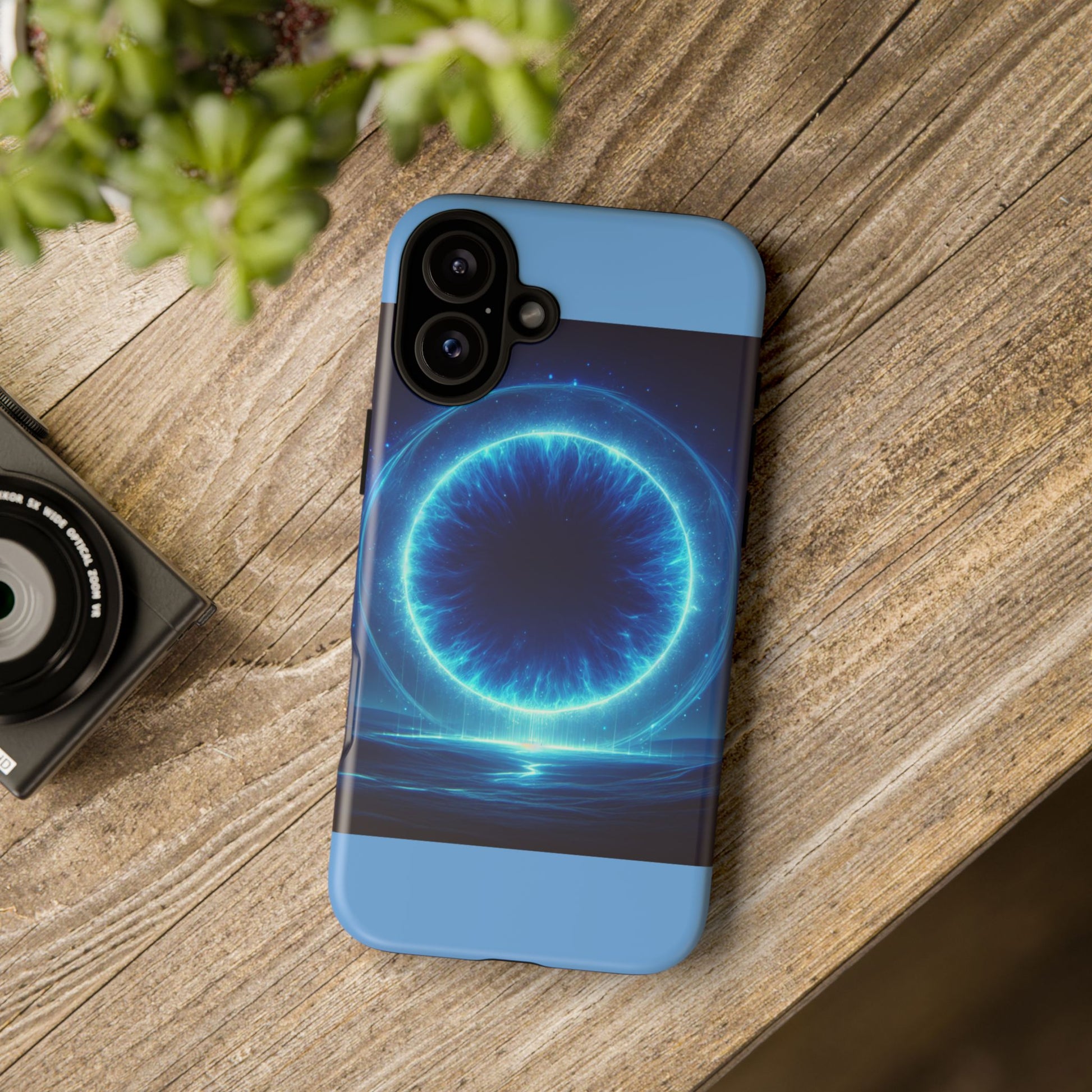 Blue Galaxy Phone Case, Tough Phone Cover, Cosmic Protection Case, Space Design, Gift for Space Lovers