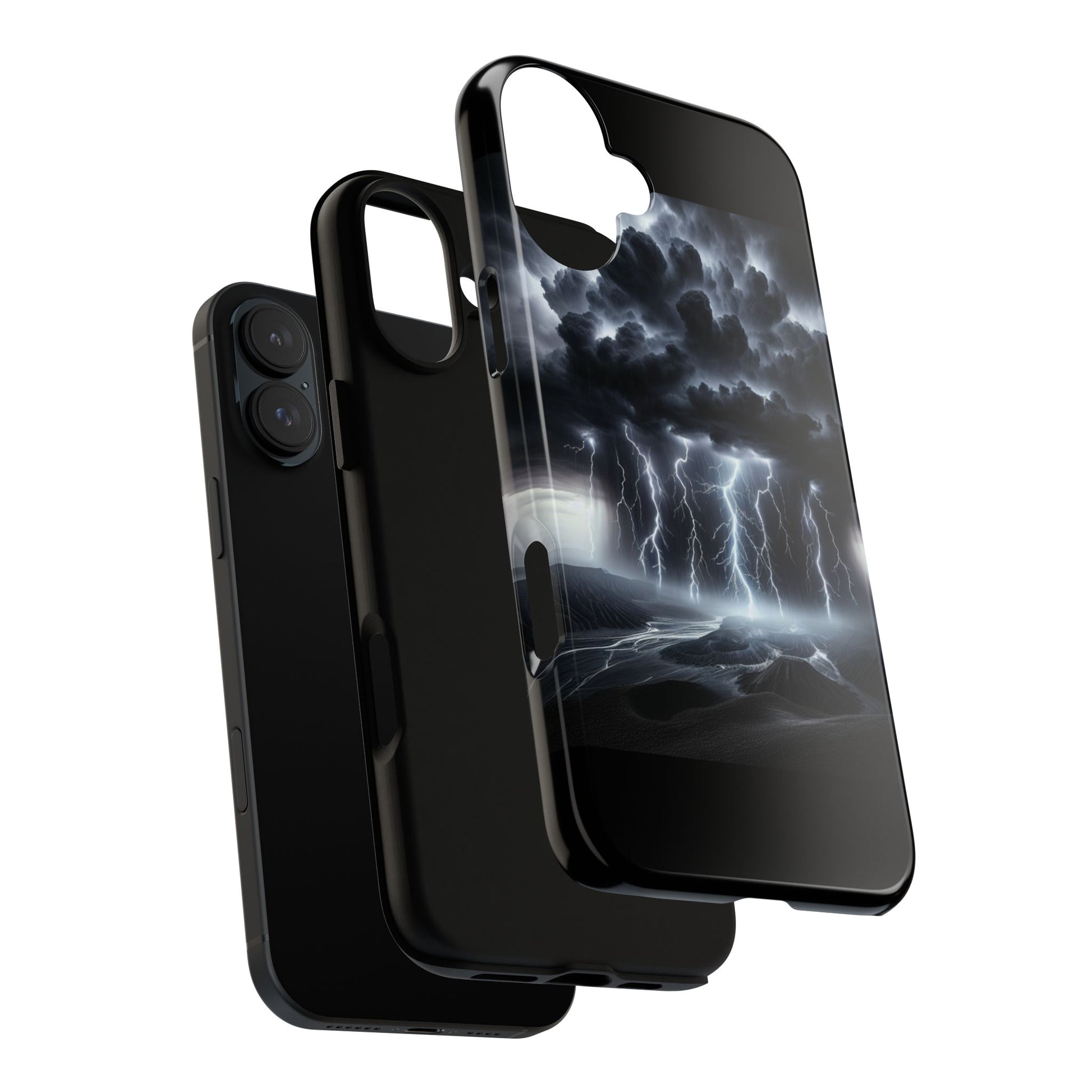 Tough Cases for the Bold: Stormy Thunder Phone Case, Lightning Protection, Durable Cover for Adventurers, Unique Gift for Nature [...]